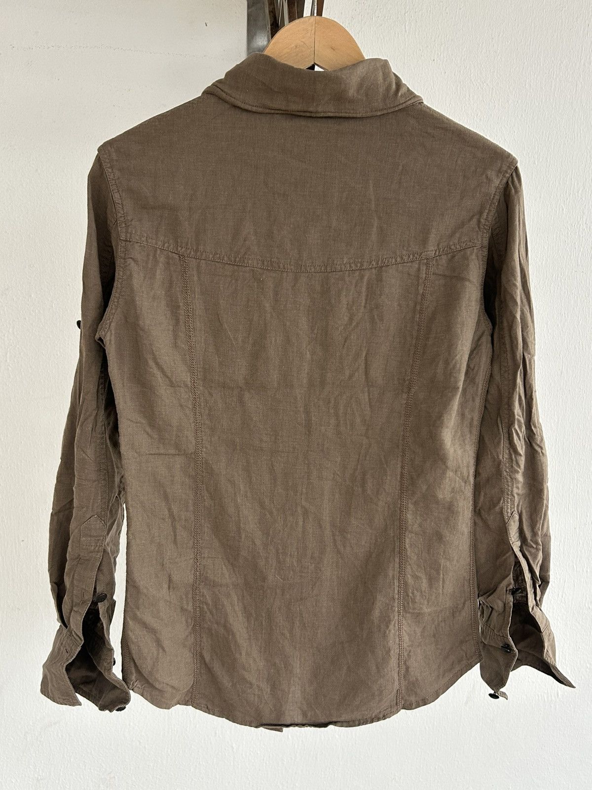 GOA GOA Japan Vintage Button Up Brown Shirt Size M / US 6-8 / IT 42-44 - 3 Thumbnail