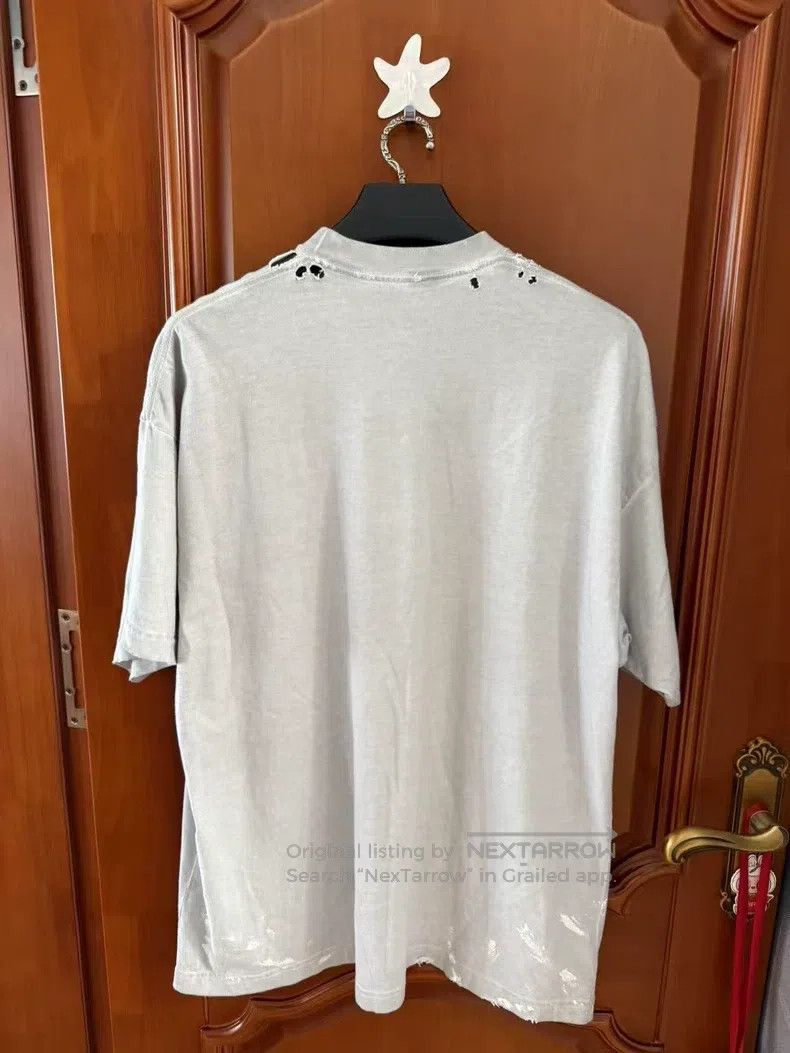 Balenciaga Balenciaga Flame Splatter Logo Short-Sleeve Size US S / EU 44-46 / 1 - 2 Thumbnail
