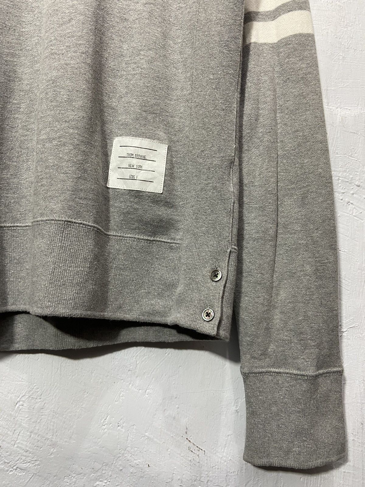 Thom Browne Thom Browne 4 - Bar Loopback Sweatshirt Size US S / EU 44-46 / 1 - 5 Thumbnail
