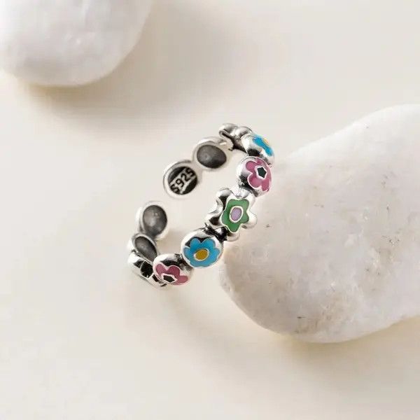 VIBE Flower Rings Size ONE SIZE - 3 Thumbnail