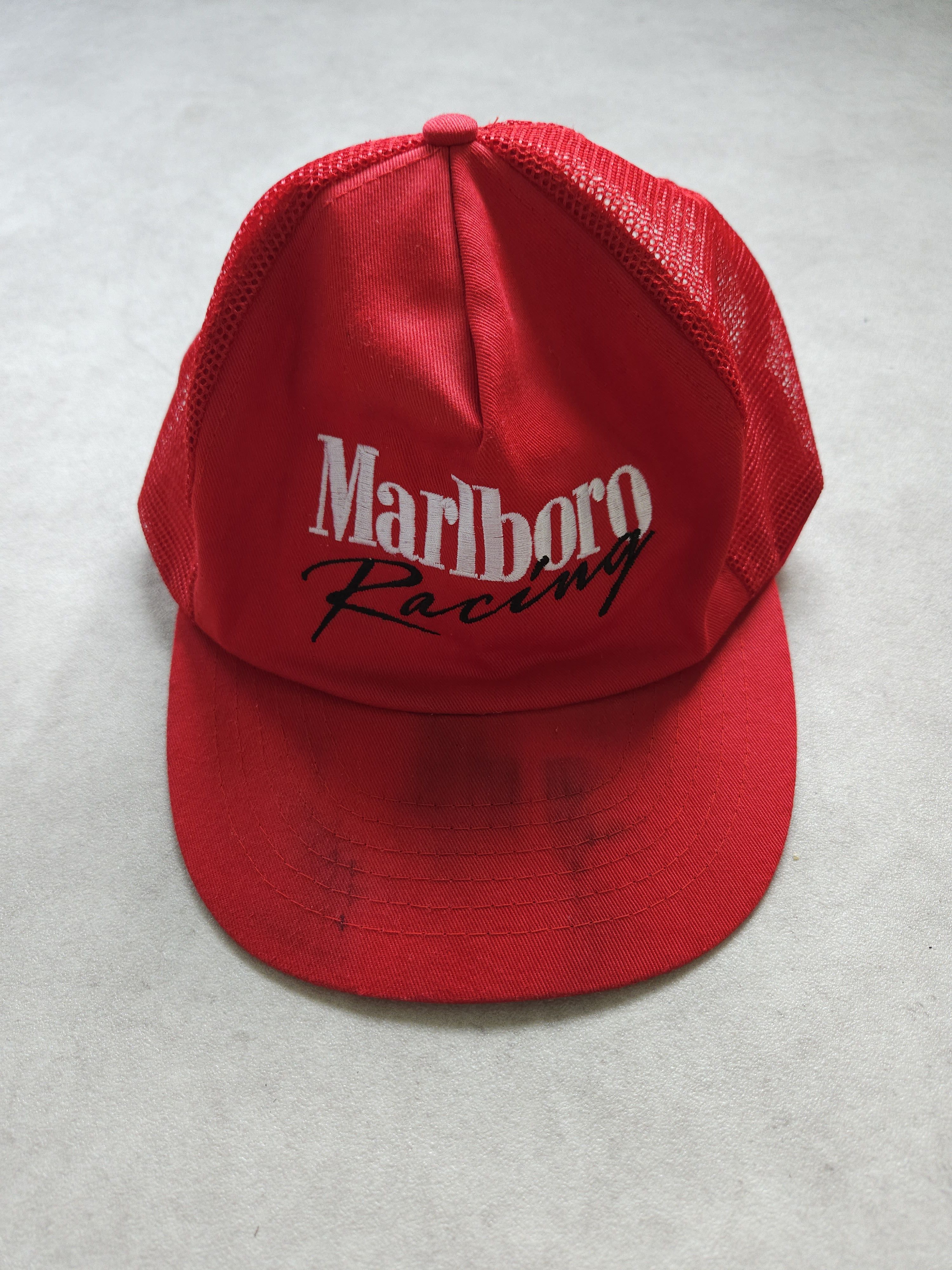Marlboro Vintage Marlboro racing mesh hat snapback Size ONE SIZE - 7 Thumbnail
