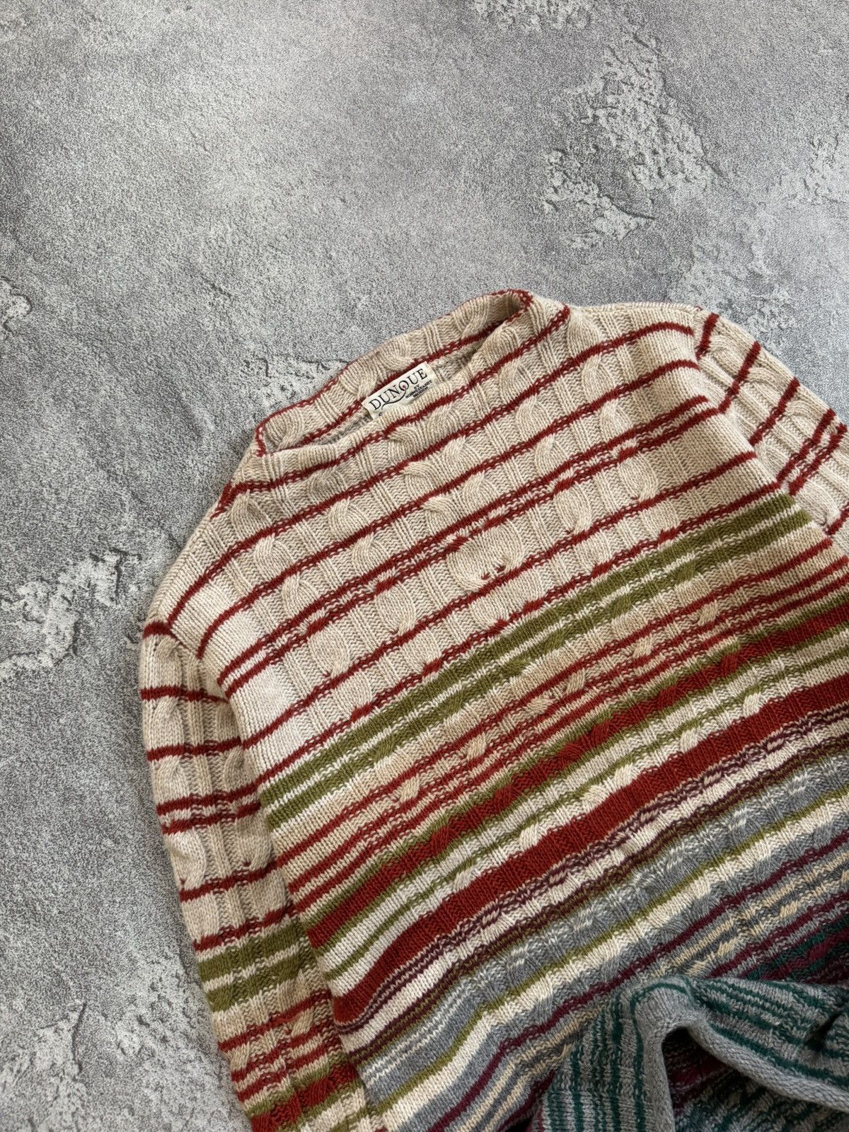 Dale Of Norway Dunque S wool striped jumper sweater knitwear ivko style Size S / US 4 / IT 40 - 2 Thumbnail