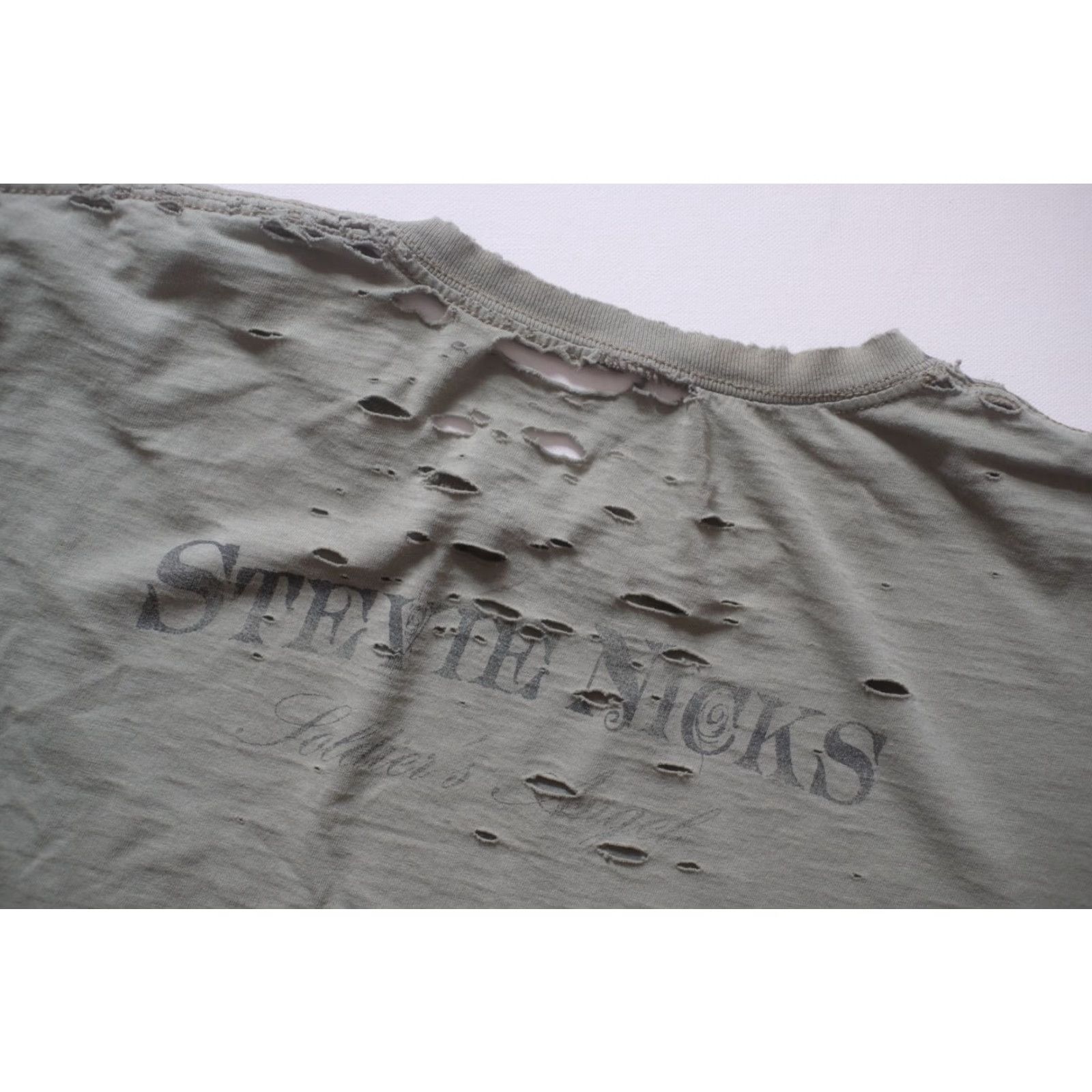 Anvil STEVIE NICKS VTG Y2K 90s RETRO DISTRESSED SOLDIERS ANGEL GREEN T SHIRT XL Mens Size US XL / EU 56 / 4 - 6 Thumbnail