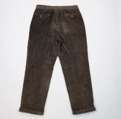 Vintage Vintage 90s Streetwear Fleck Thick Corduroy Chino Pants Size US 36 / EU 52 - 7 Thumbnail