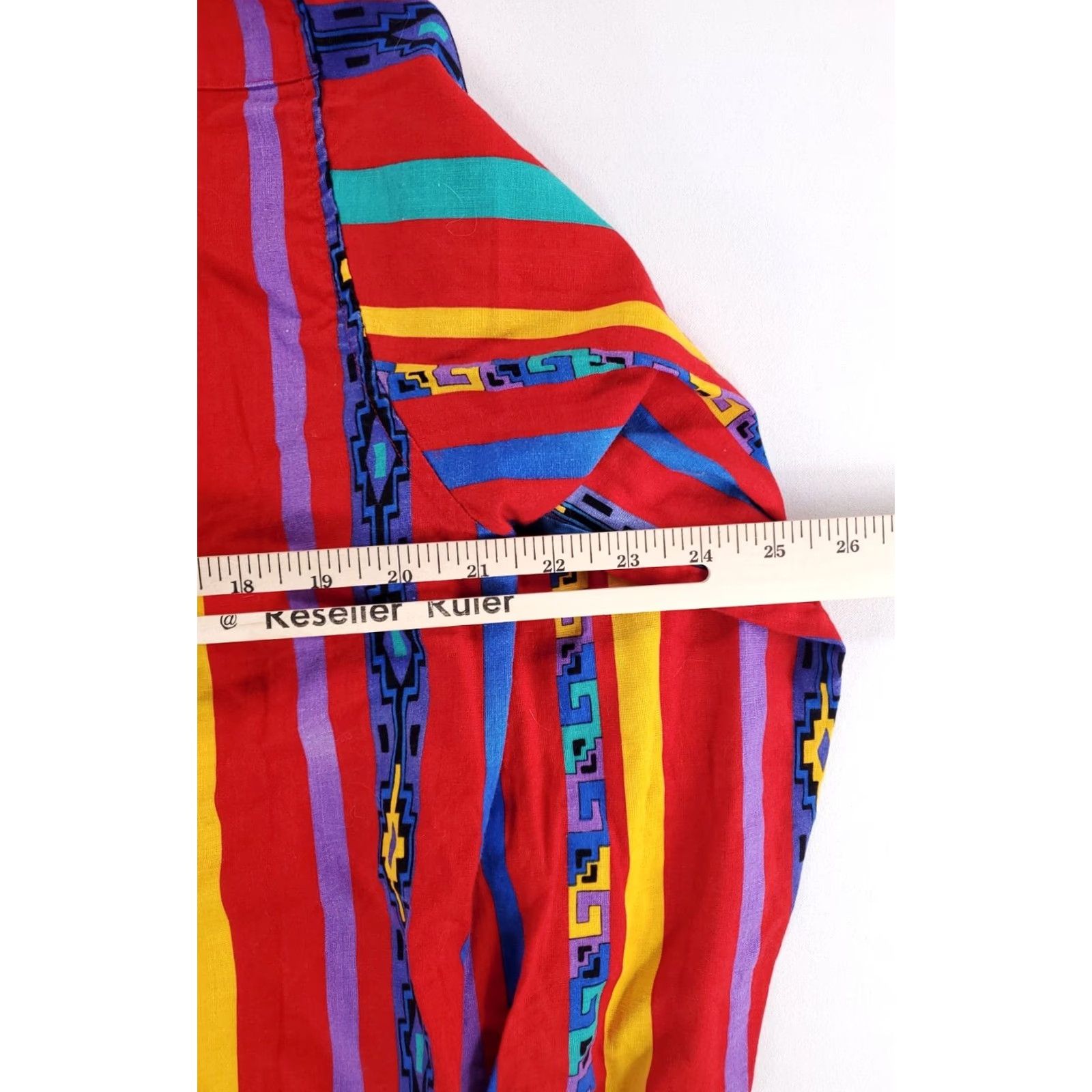 Wrangler Wrangler Button Down Shirt Long Sleeve Red Southwest Aztec Mens 16/34 Men Mens 16 Red Long Sleeve Southwest Aztec Button Down Shirt Wrangler Size US L / EU 52-54 / 3 - 6 Thumbnail