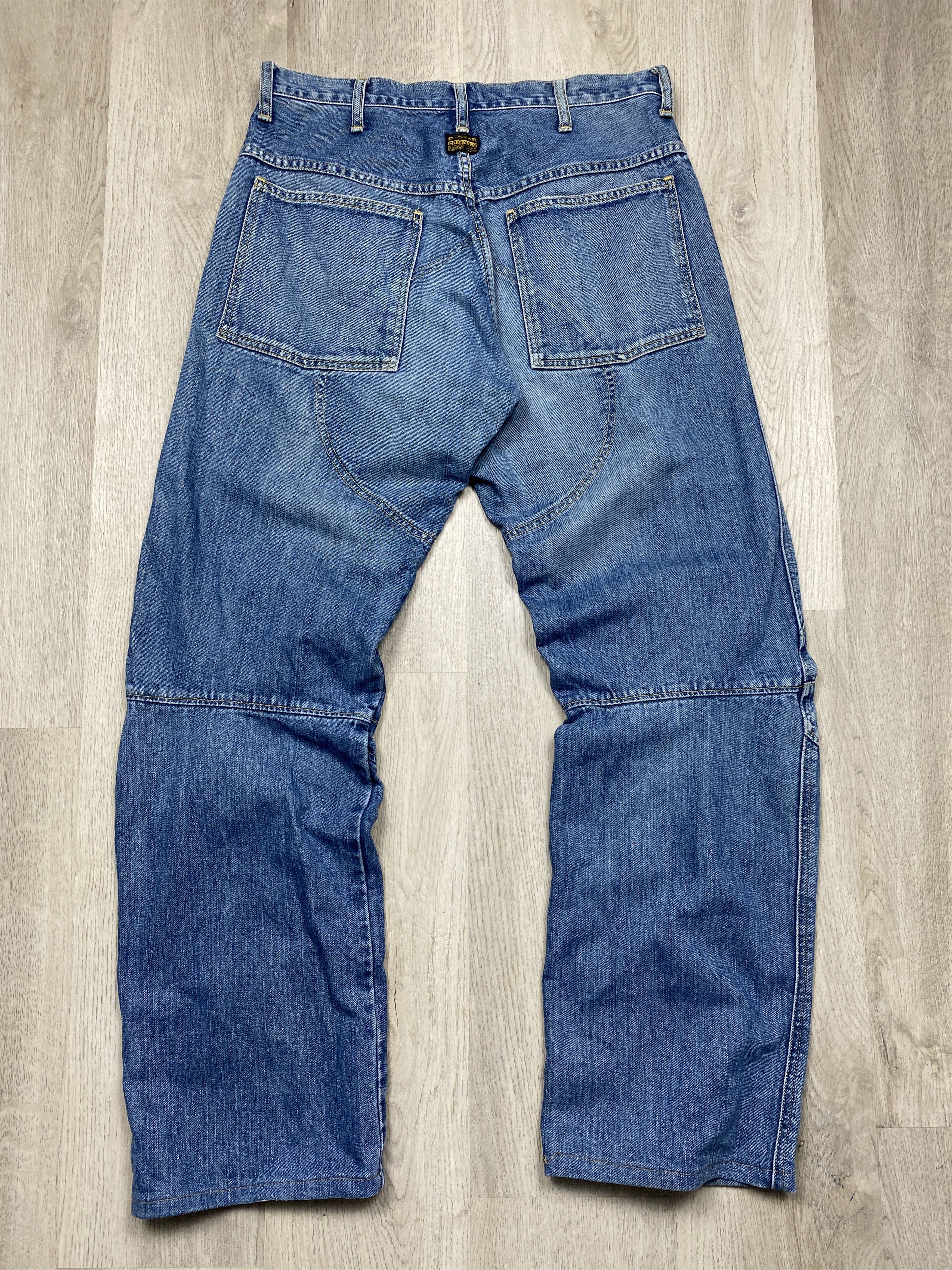 G-Star G Star Raw Vintage Mens Elwood Denim Pants Jeans Double Knee Size US 31 - 5 Thumbnail
