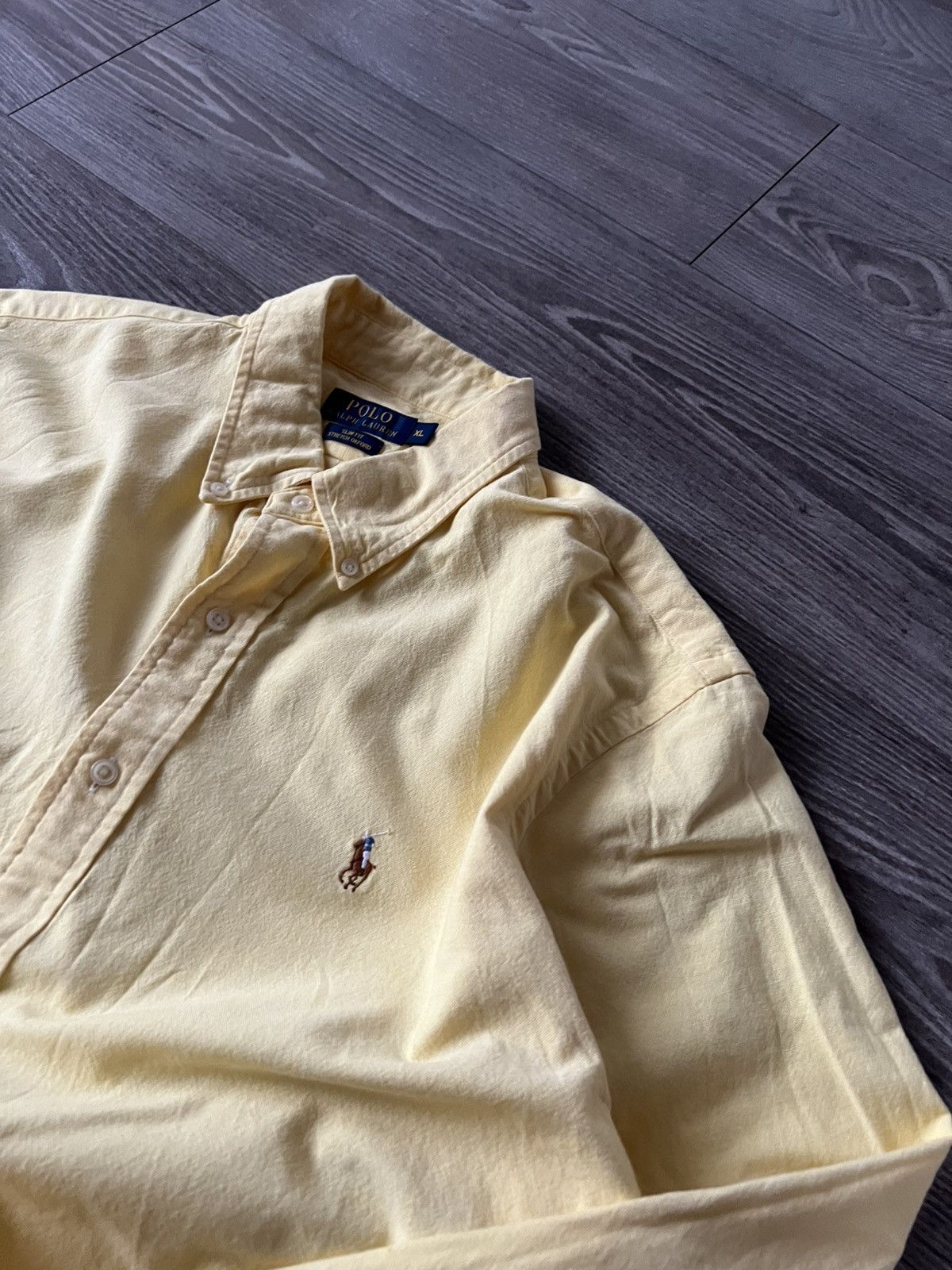 Polo Ralph Lauren × Ralph Lauren ‼️Polo Ralph Lauren RRL Multicolor Logo Lemon Shirt‼️ Size US XL / EU 56 / 4 - 22 Thumbnail