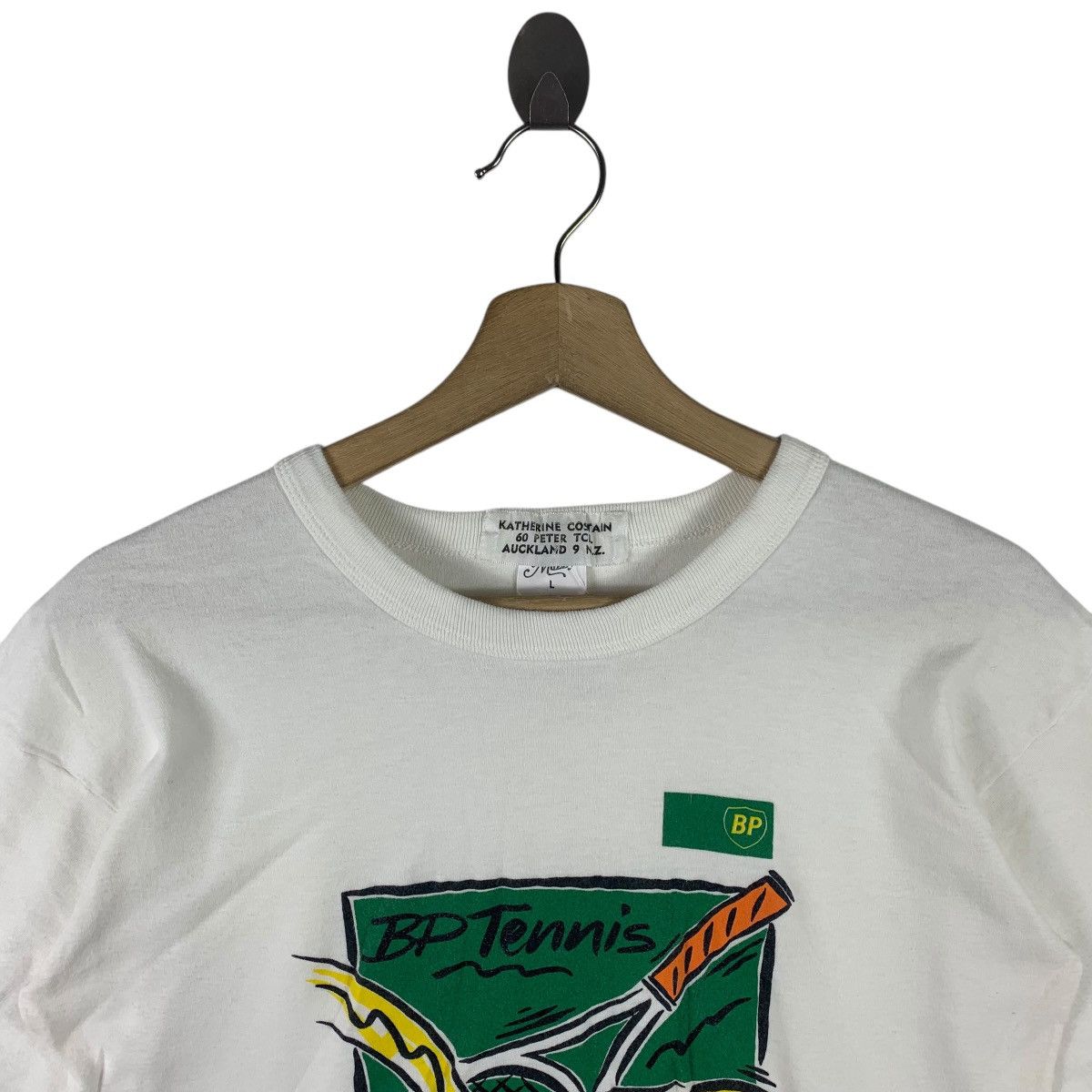 Japanese Brand × Vintage Vintage BP TENNIS tennis tournament tee Size US L / EU 52-54 / 3 - 2 Thumbnail