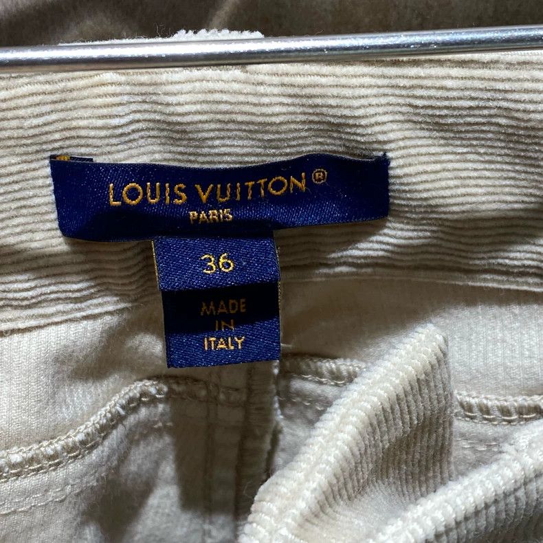 Louis Vuitton Louis Vuitton 24 SS Khaki Old Fashioned Leather Pants Size US 36 / EU 52 - 3 Thumbnail