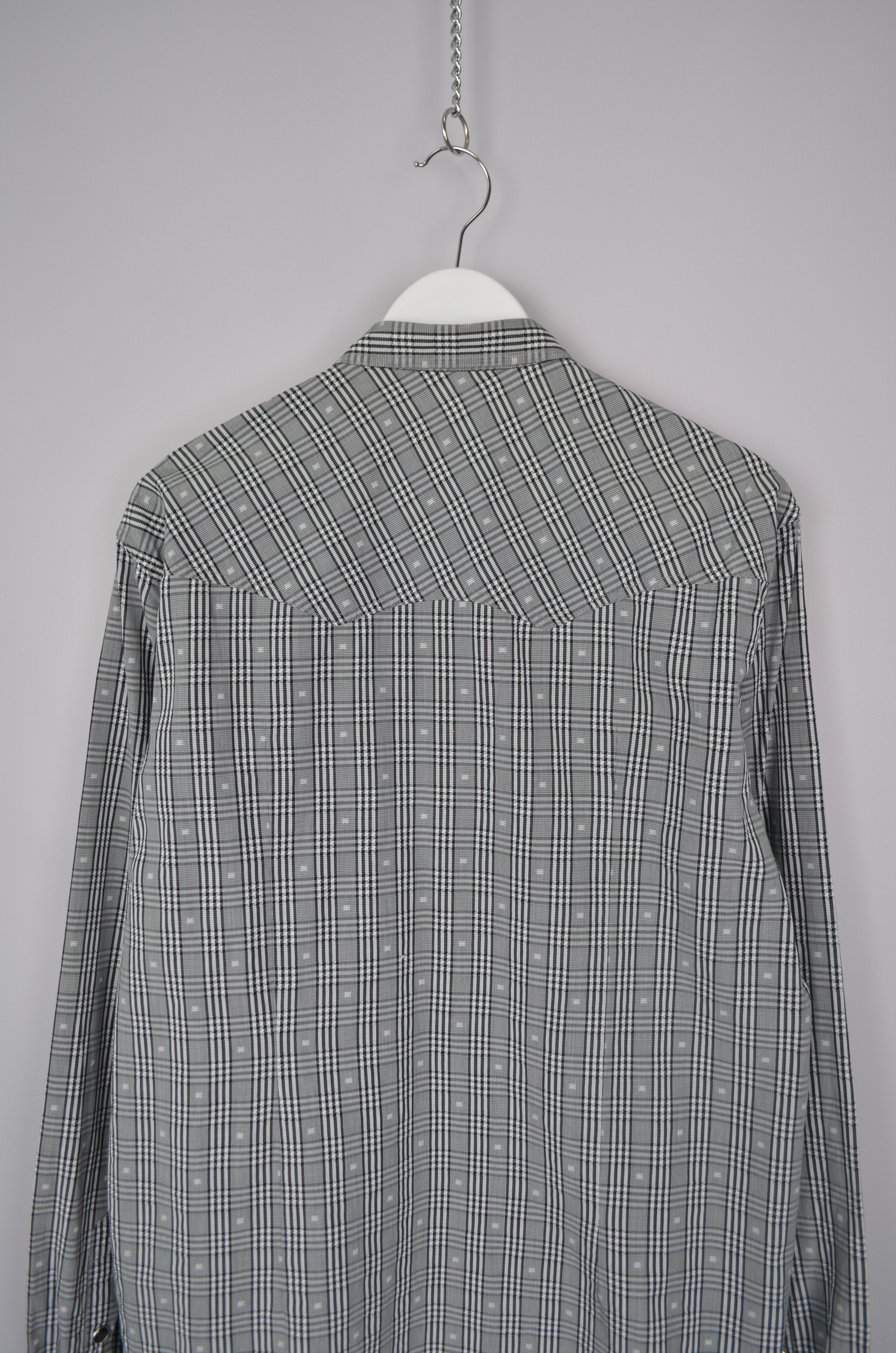 Dolce & Gabbana × Vintage Dolce & Gabbana GOLD Snap Western Check Shirt Runway Size L Size US L / EU 52-54 / 3 - 9 Thumbnail