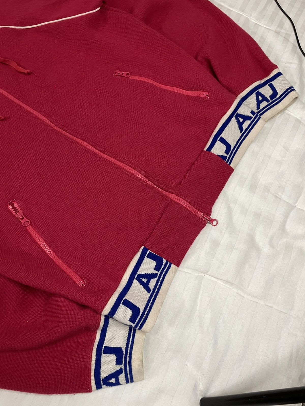Armani Vintage Rare Archive Armani Jeans Knighted Zip Hoodie Size US L / EU 52-54 / 3 - 4 Thumbnail