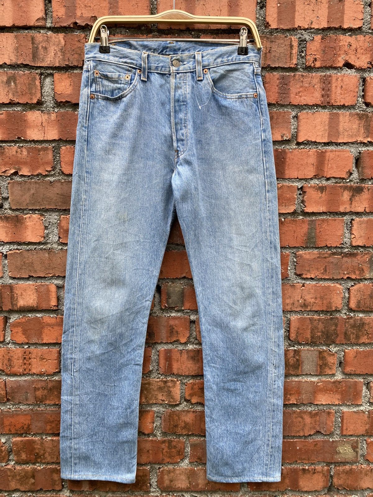 Levi's Vintage Clothing W30x31 Vintage levi's 501 made in USA 90s faded Size US 30 / EU 46 - 1 Thumbnail