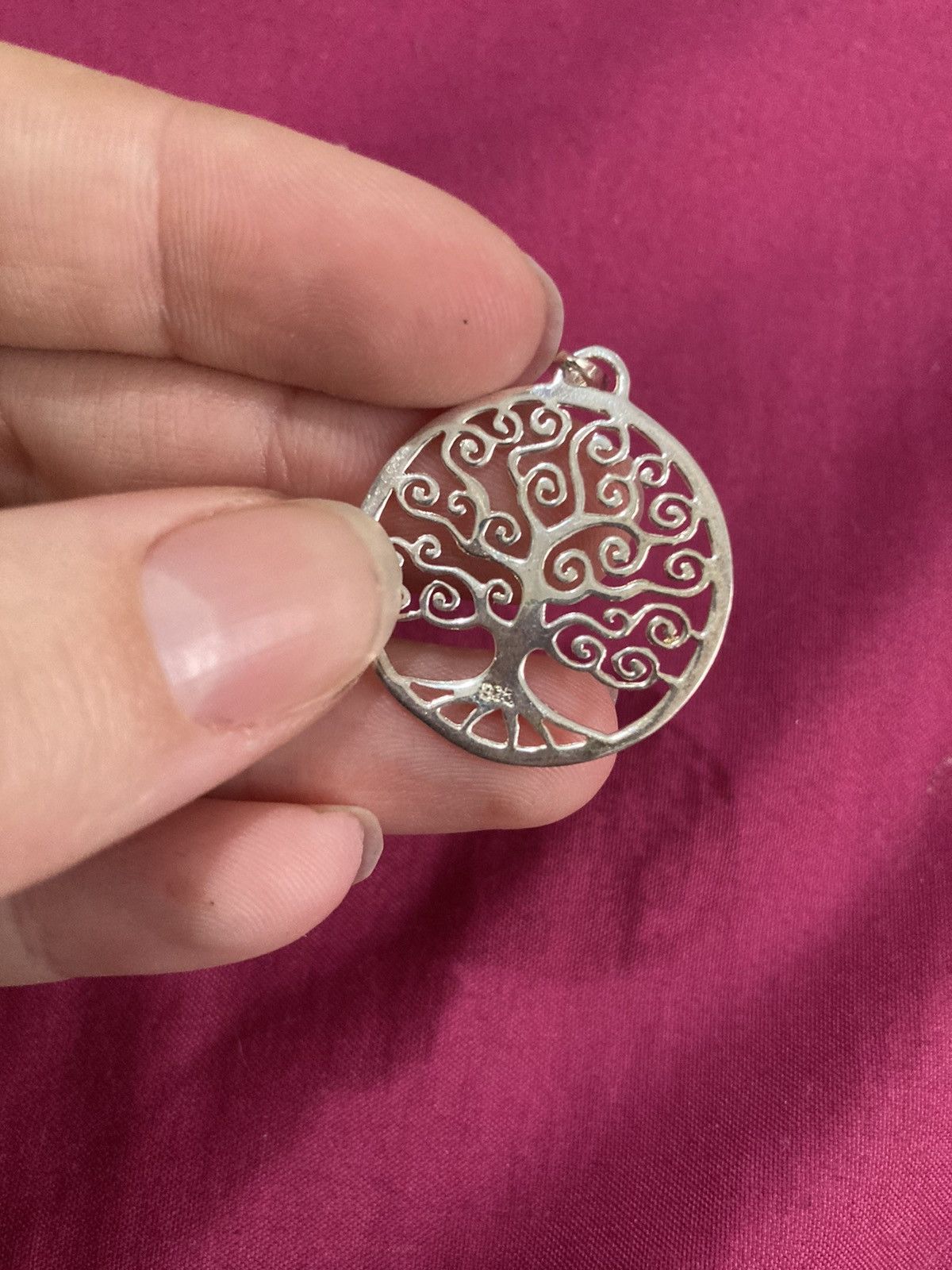 Other Swirly tree of life sterling silver pendant Size ONE SIZE - 3 Thumbnail