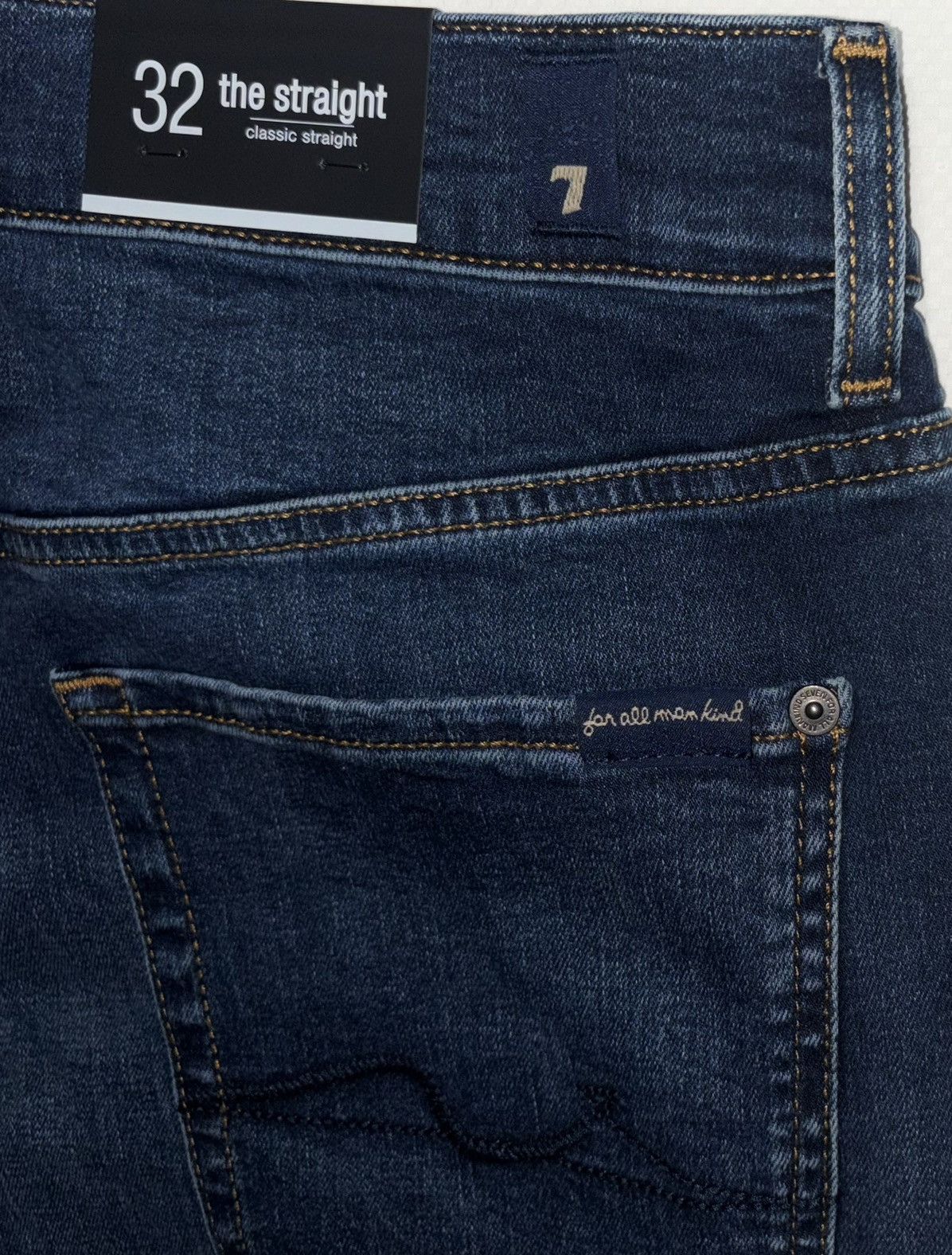 7 For All Mankind 7 For All Mankind Men’s The Straight in Warm Braw 32W/ 33In Size US 32 / EU 48 - 9 Thumbnail