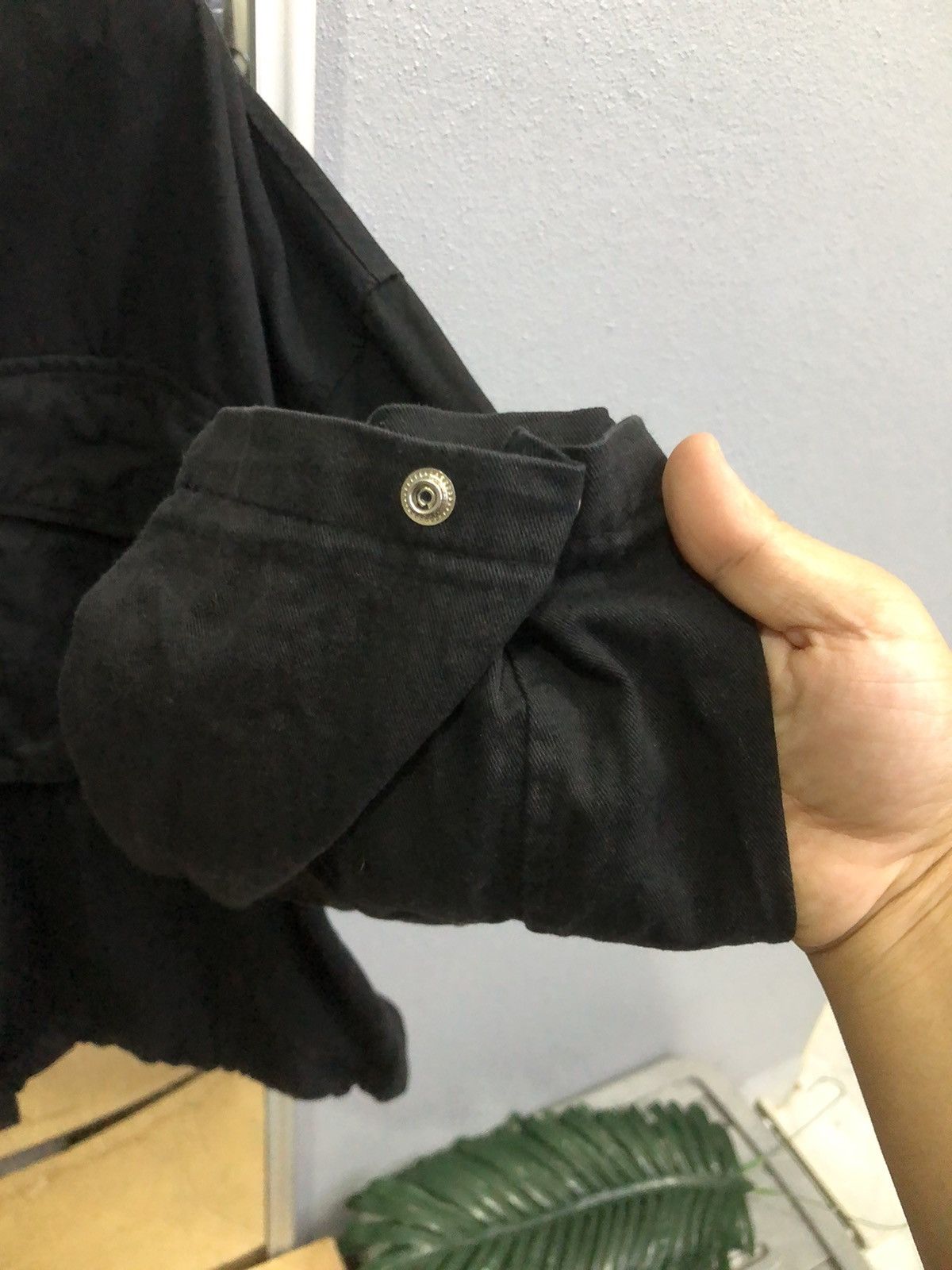 Helmut Lang CROP Black Utility Field Jacket Boxy Fit Drawstring Hem Size US L / EU 52-54 / 3 - 7 Thumbnail