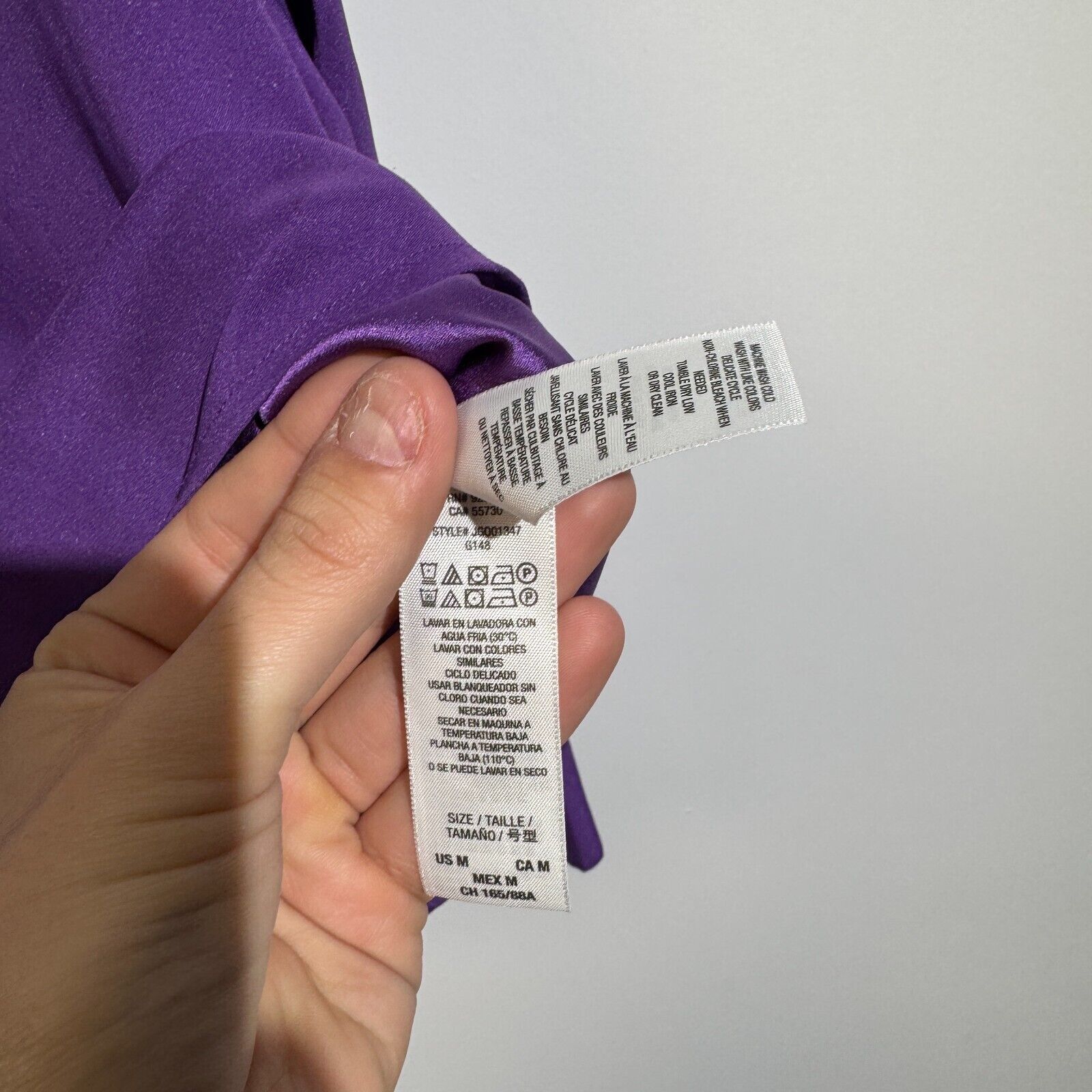 Juicy Couture × Vintage Vintage Juice Couture Purple Polyester Shirt Buton up Size M Size US M / EU 48-50 / 2 - 7 Thumbnail
