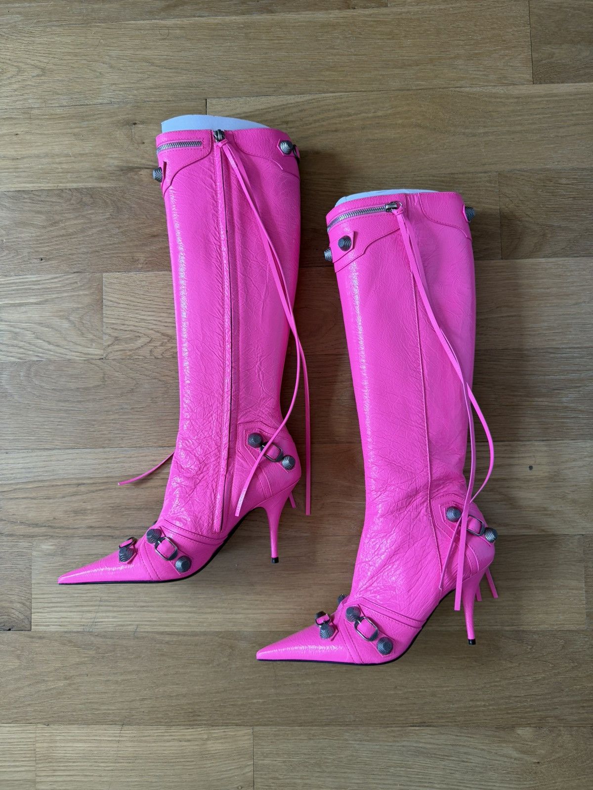 Balenciaga Balenciaga Cagole Boots - Hot Pink Size US 8.5 / IT 38.5 - 1 Thumbnail