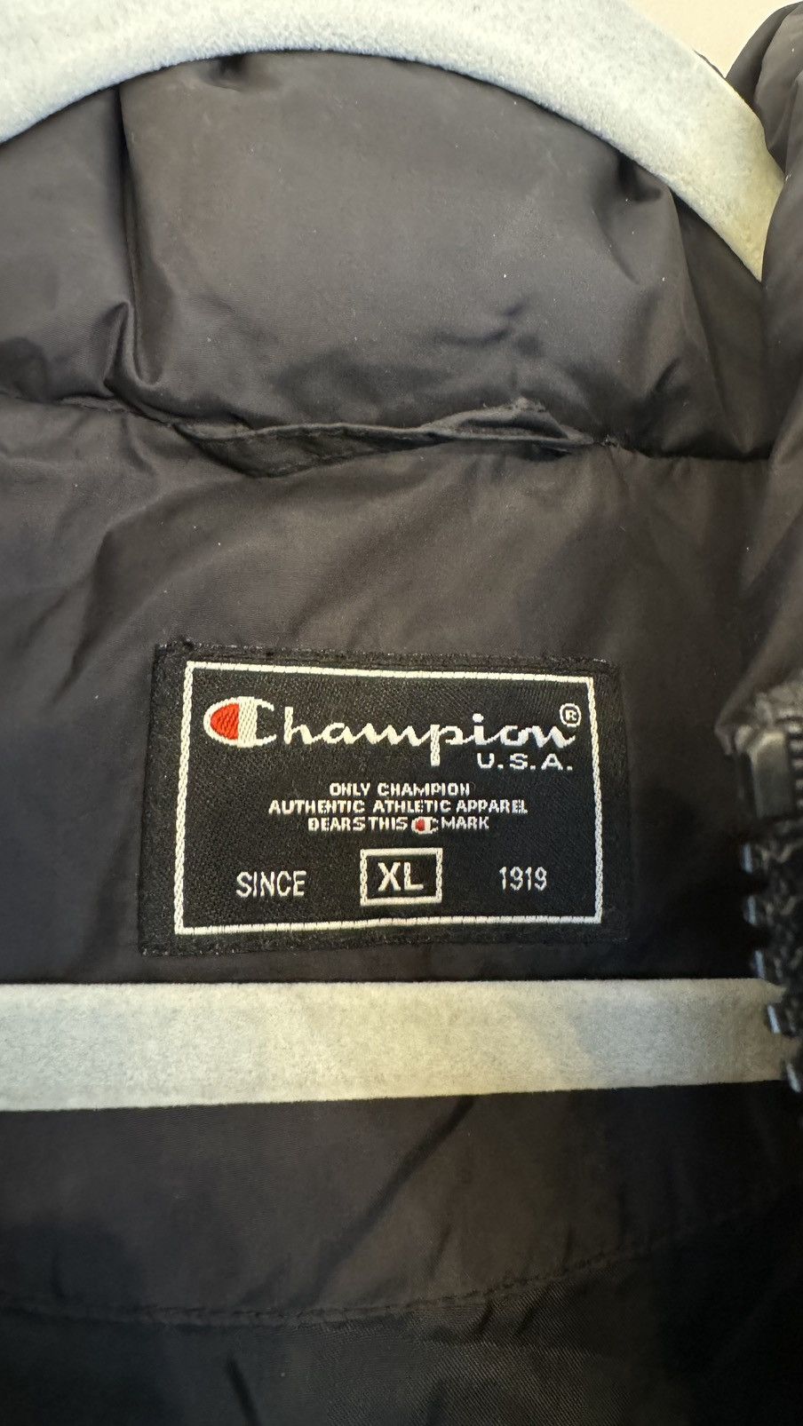 Champion Champion black puffer down vest rare vintage y2k 00s Size US XL / EU 56 / 4 - 7 Thumbnail