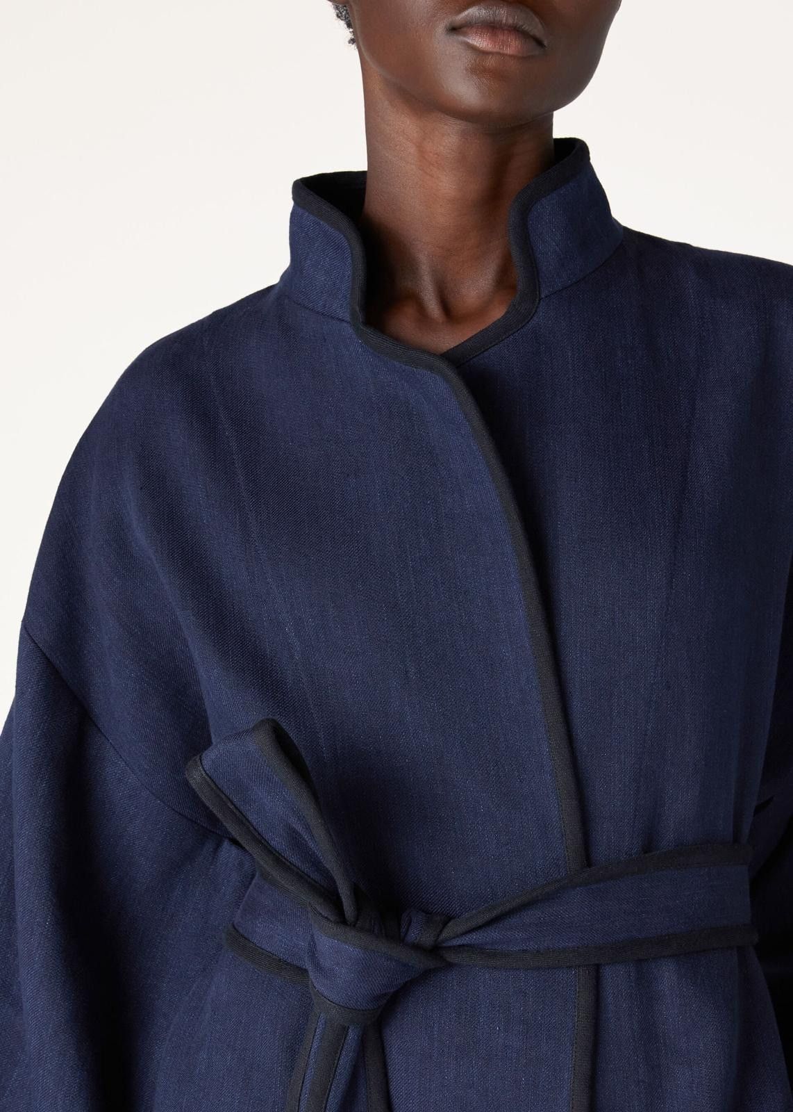 Loro Piana o1srvl11e0525 FAO0547 Armen Coat in Dark Blue Size XL / US 12-14 / IT 48-50 - 8 Thumbnail