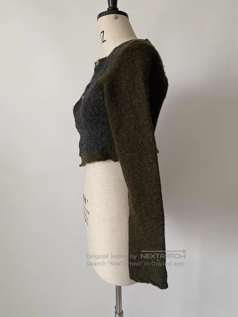 Comme des Garcons Comme Des Garcons size F Twisted Patchwork Fleece Cardigan Size XXS / US 00 / IT 34 - 2 Thumbnail