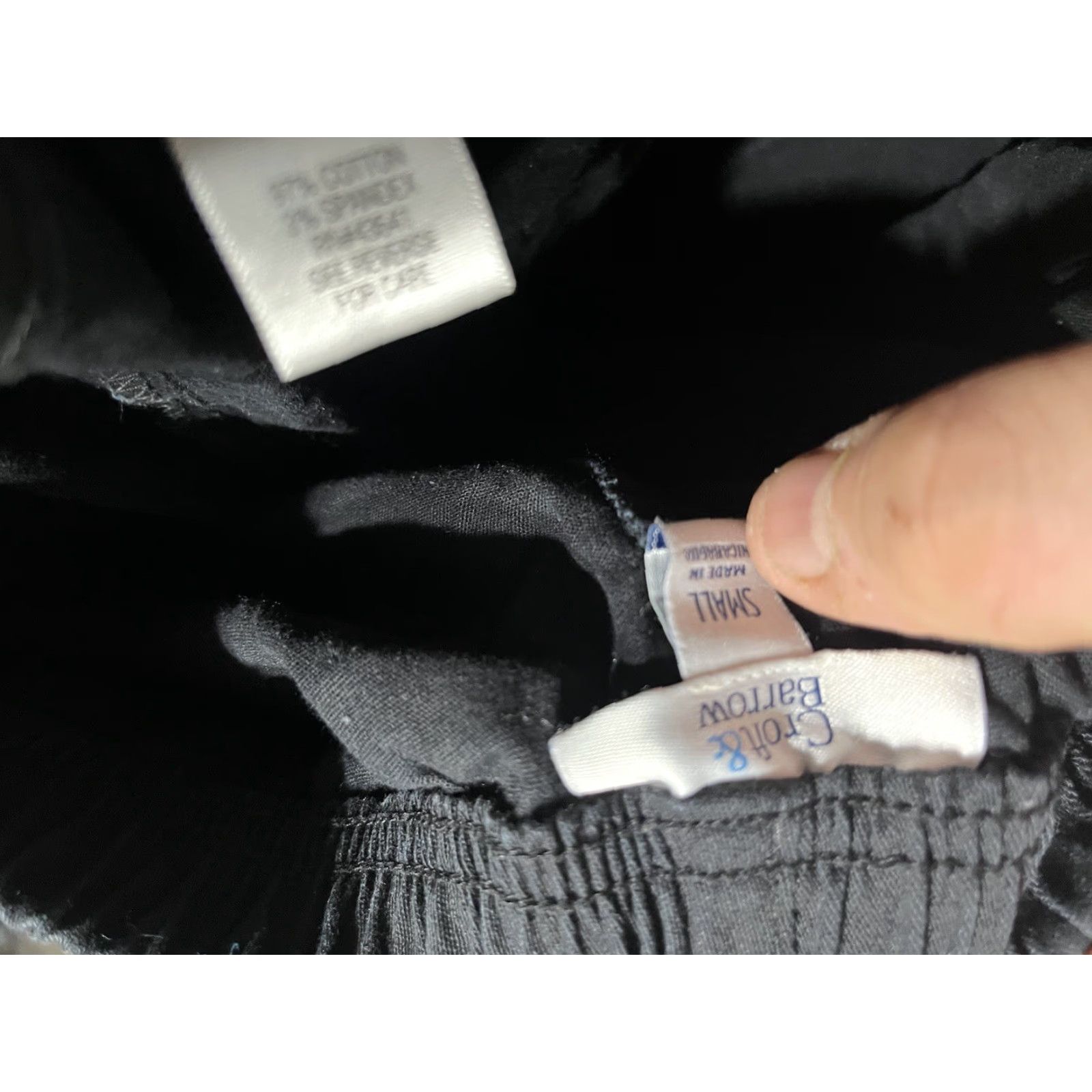 Croft & Barrow Croft & Barrow Pants Womens Small Black Classic Pull-On Capri Elastic Waist Flat Front Casual Crop Pockets Stretch Size 28" / US 6 / IT 42 - 5 Thumbnail