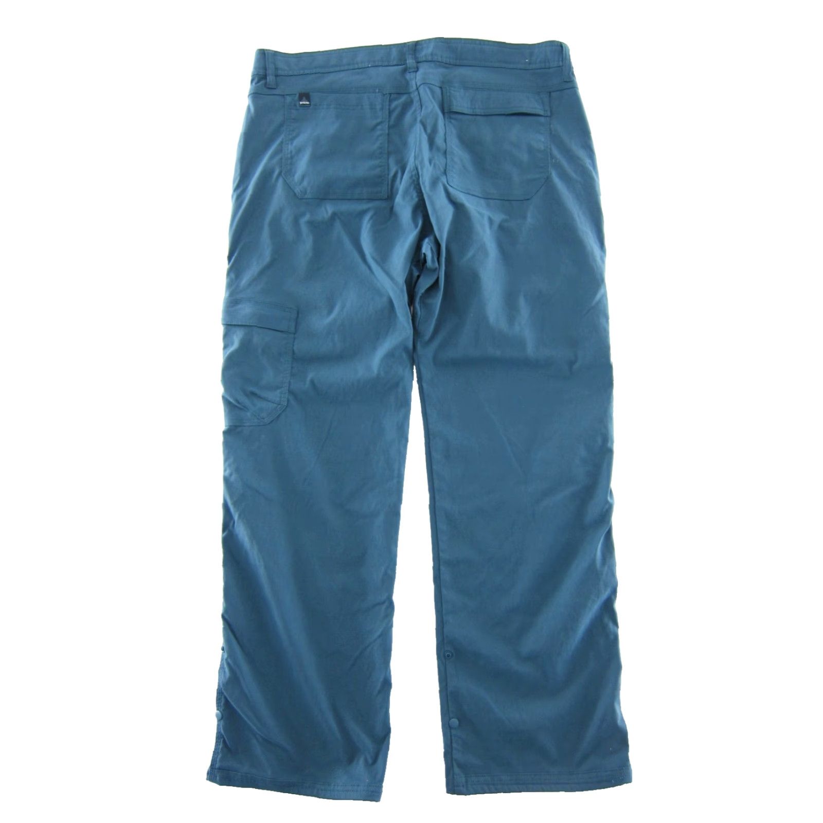 Prana PrAna Blue Nylon Stretch Movement Hike Travel Work Cargo Chino Pant Men 40 X 30 Size US 40 / EU 56 - 2 Thumbnail