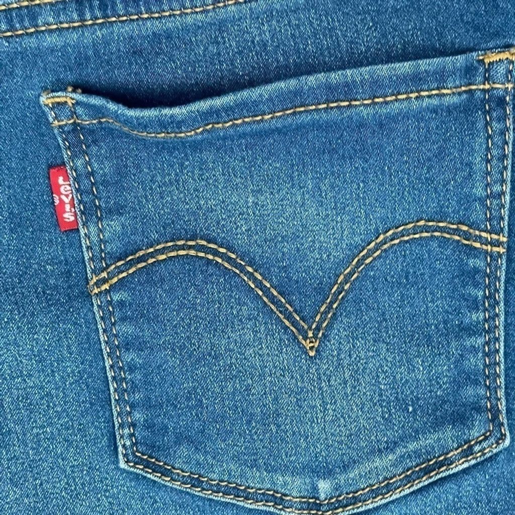 Levi's Levi’s Pull On Jegging Jeans Blue Kids Girls Youth Size 16. Size 38" / US 16 / IT 52 - 9 Thumbnail