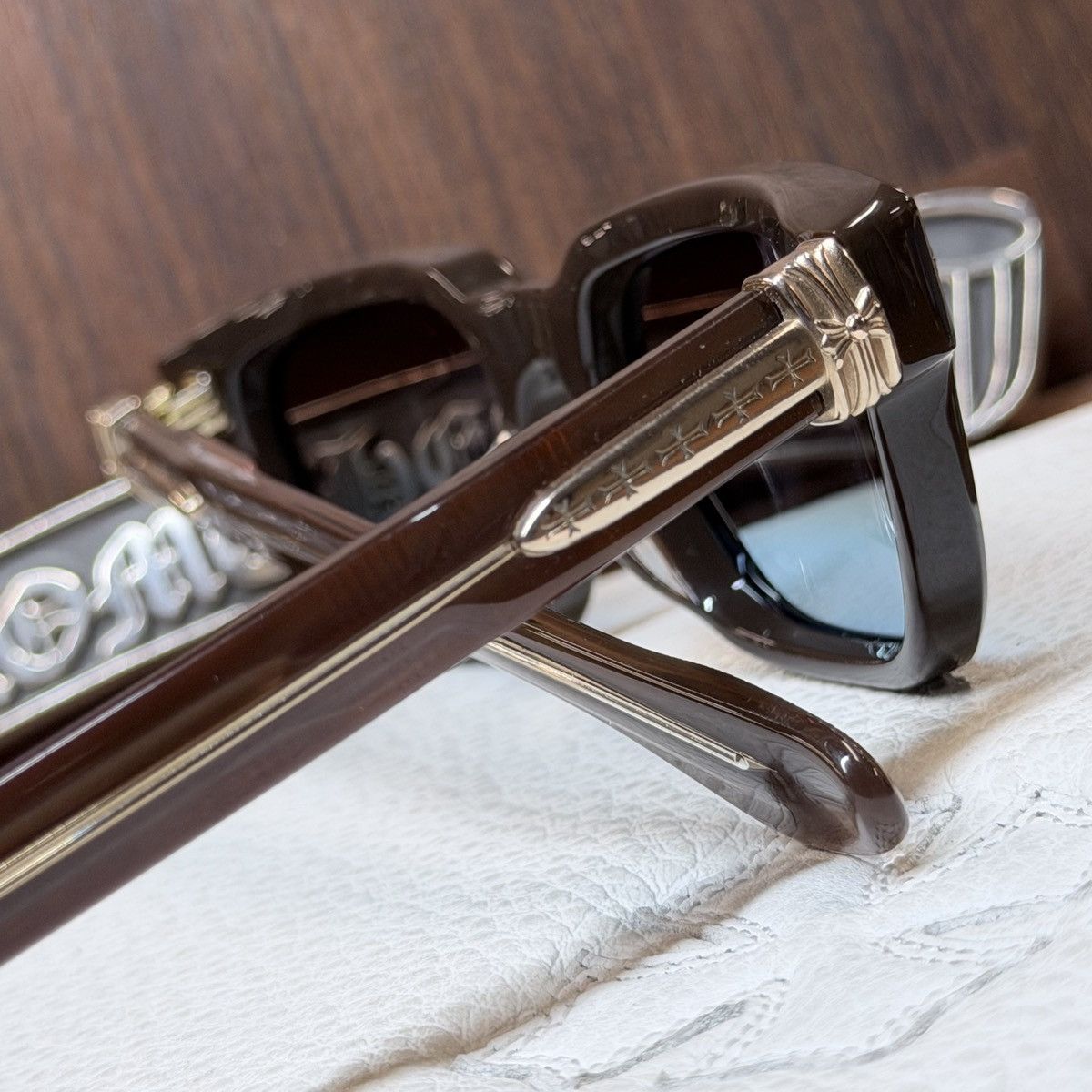 Chrome Hearts Chrome Hearts PEN 15 1/1 Sunglasses Size ONE SIZE - 10 Thumbnail