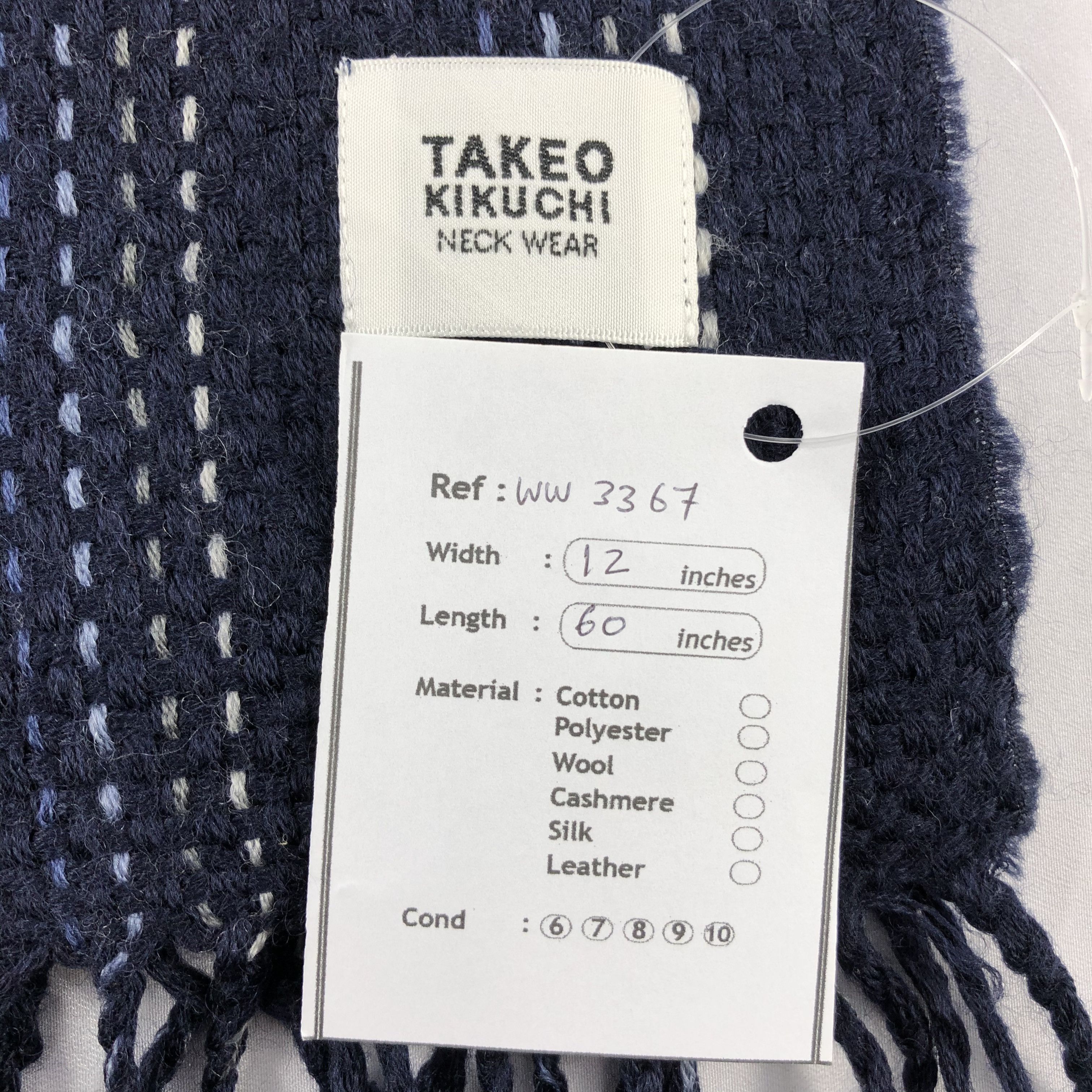 Takeo Kikuchi Vintage Takeo Kikuchi Scarf - WW3367 Size ONE SIZE - 4 Thumbnail