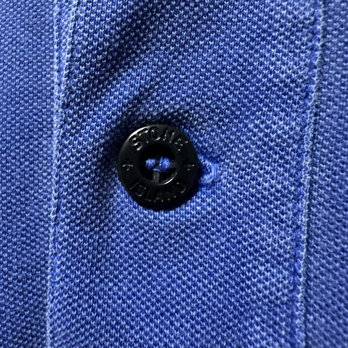 Stone Island ST Stone Island Polo Shirt Streetwear Vintage Size US XL / EU 56 / 4 - 4 Thumbnail
