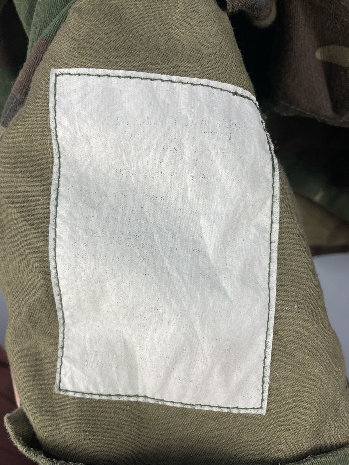 Vintage Vintage U.S. Army camo jacket selvage Size US M / EU 48-50 / 2 - 5 Thumbnail
