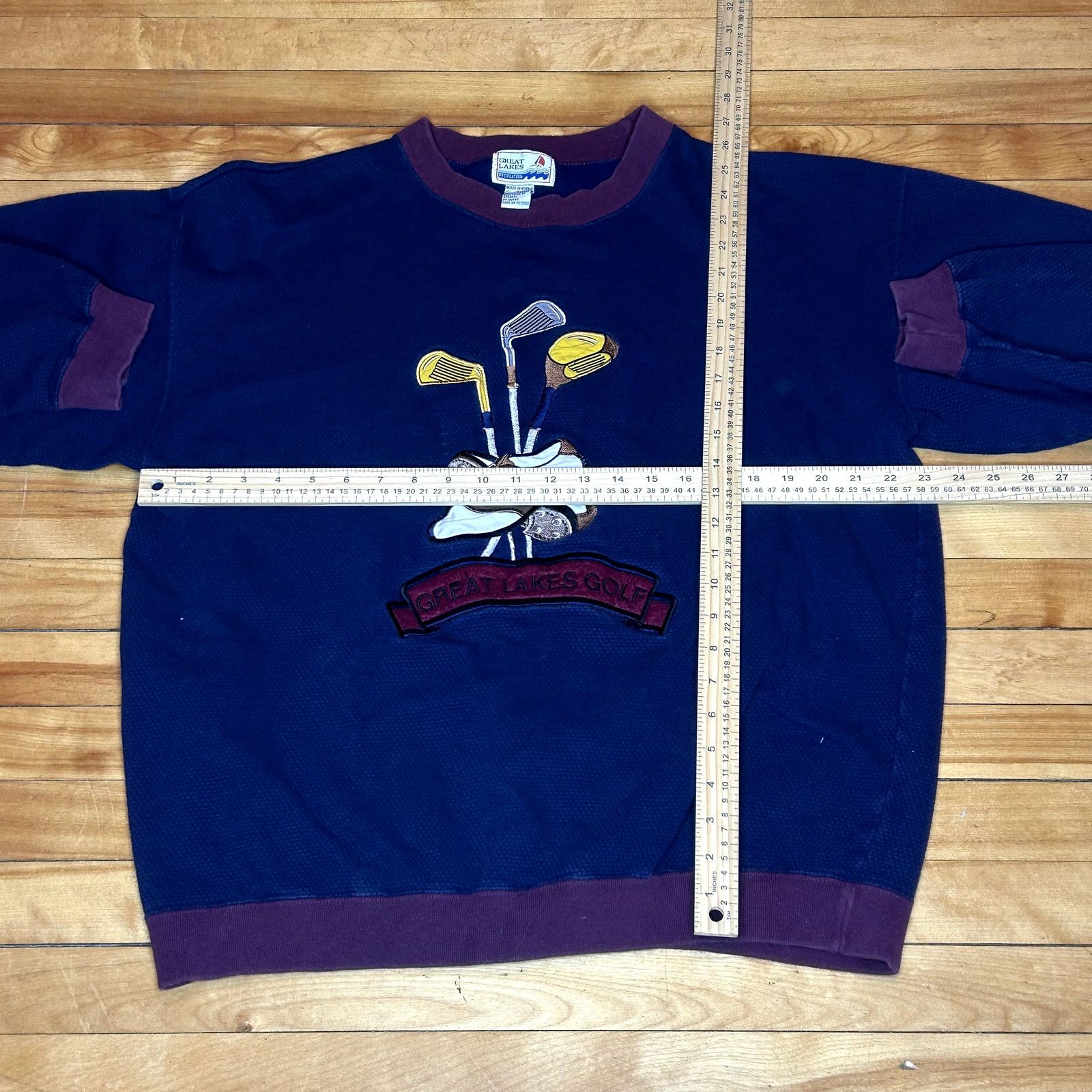 Great Lakes Recreation Vintage 90s/Y2K Golf Sweater Large Size US L / EU 52-54 / 3 - 3 Thumbnail