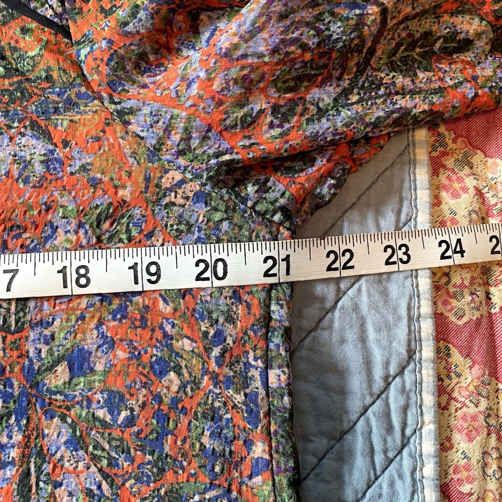Anthropologie Edme & Esyllte Niya Blouse Sz 12 Paisley Boho Anthropologie Chiffon Keyhole Top Shirt Womens Regular Multicolor Puff Sleeve Blouse Size XL / US 12-14 / IT 48-50 - 6 Thumbnail