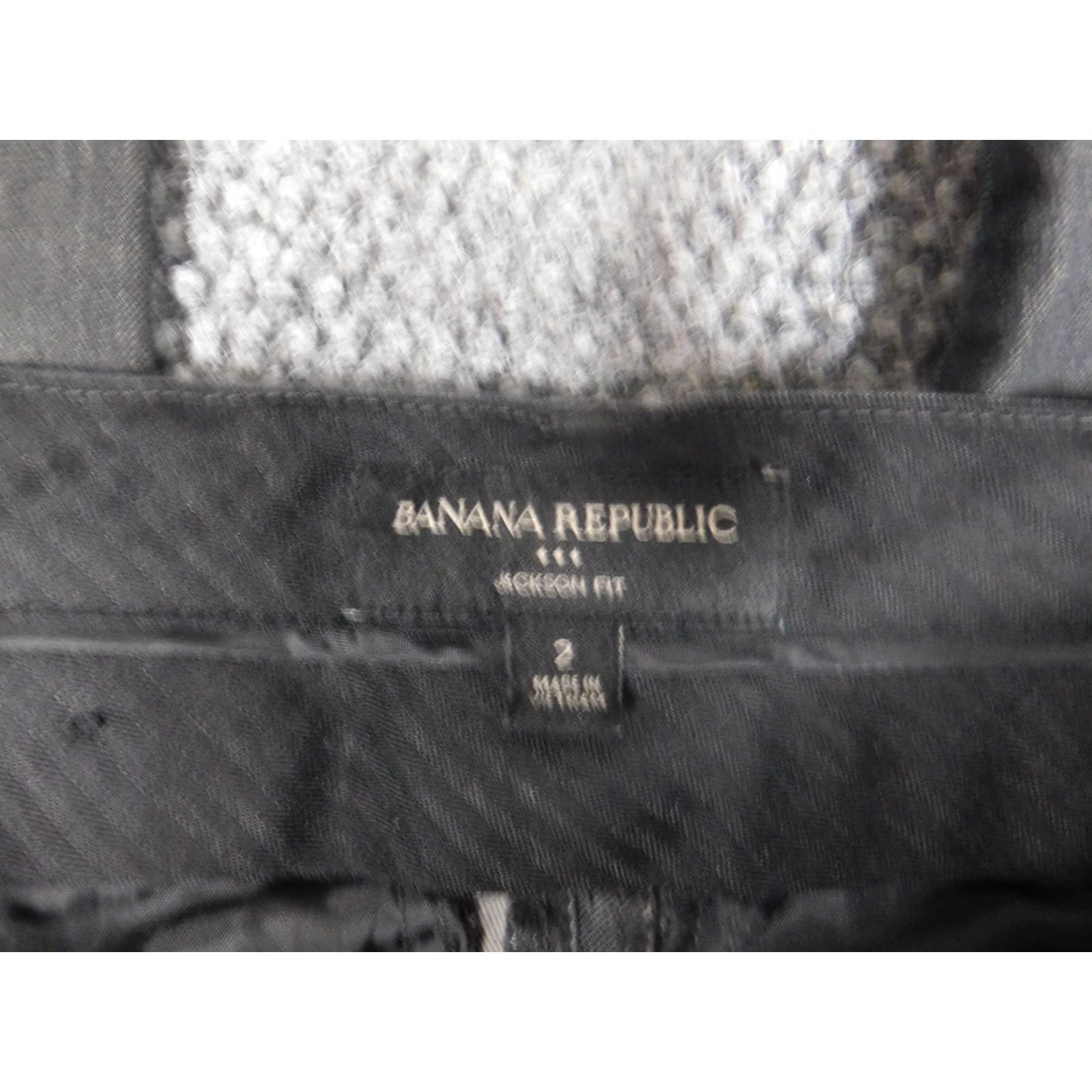 Banana Republic Banana Republic Womens Pants 2 Gray Jackson fit chino Size 26" / US 2 / IT 38 - 2 Thumbnail