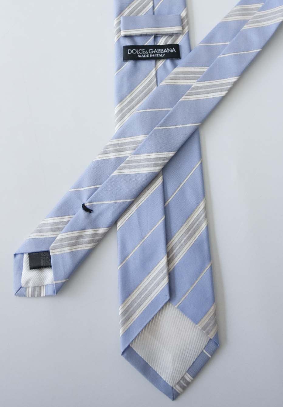 DOLCE & GABBANA - striped jacquard tie main image 0