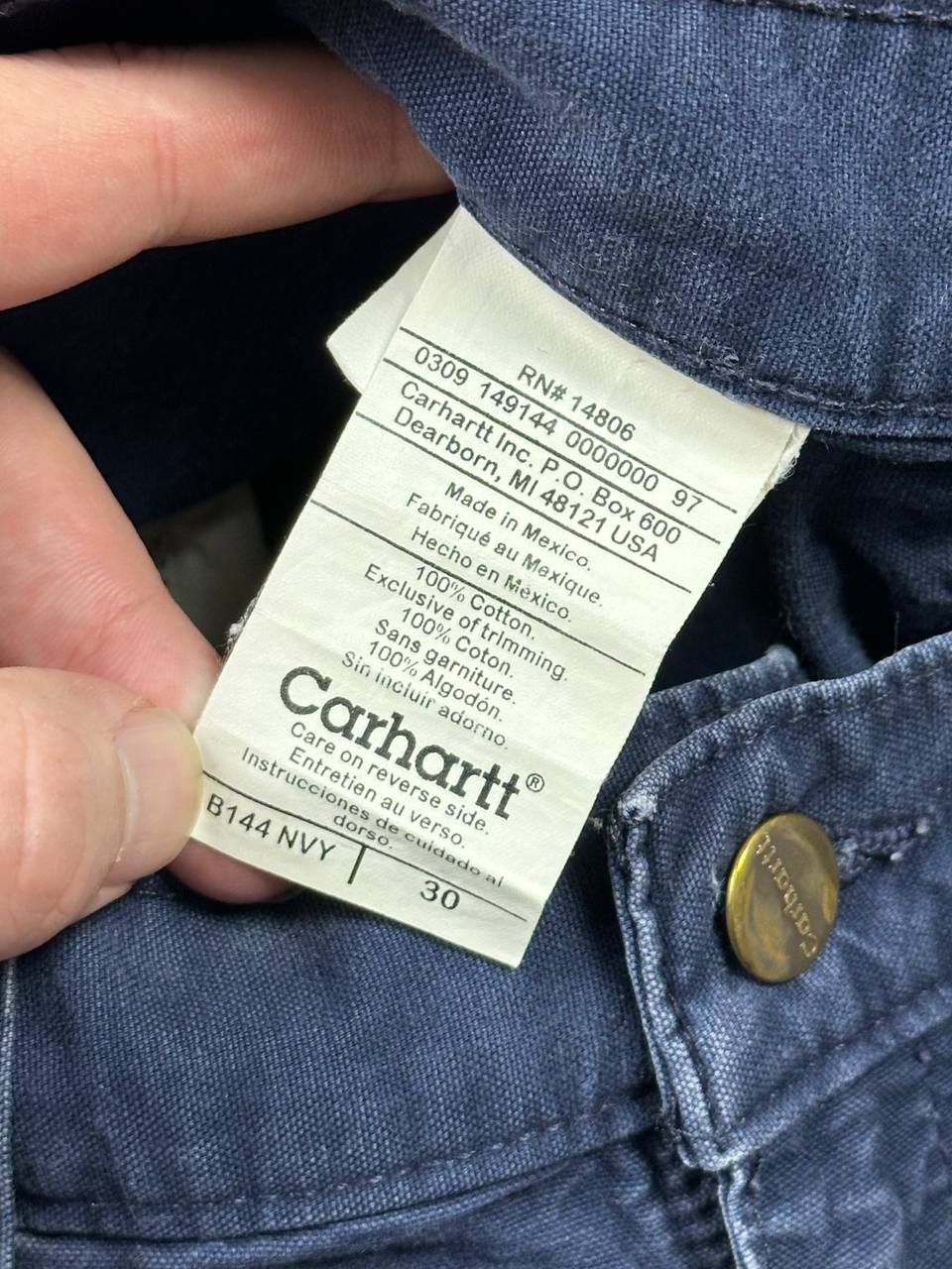 Carhartt 80s Faded Carhartt Cargo Vintage Baggy Shorts Size US 30 / EU 46 - 6 Thumbnail