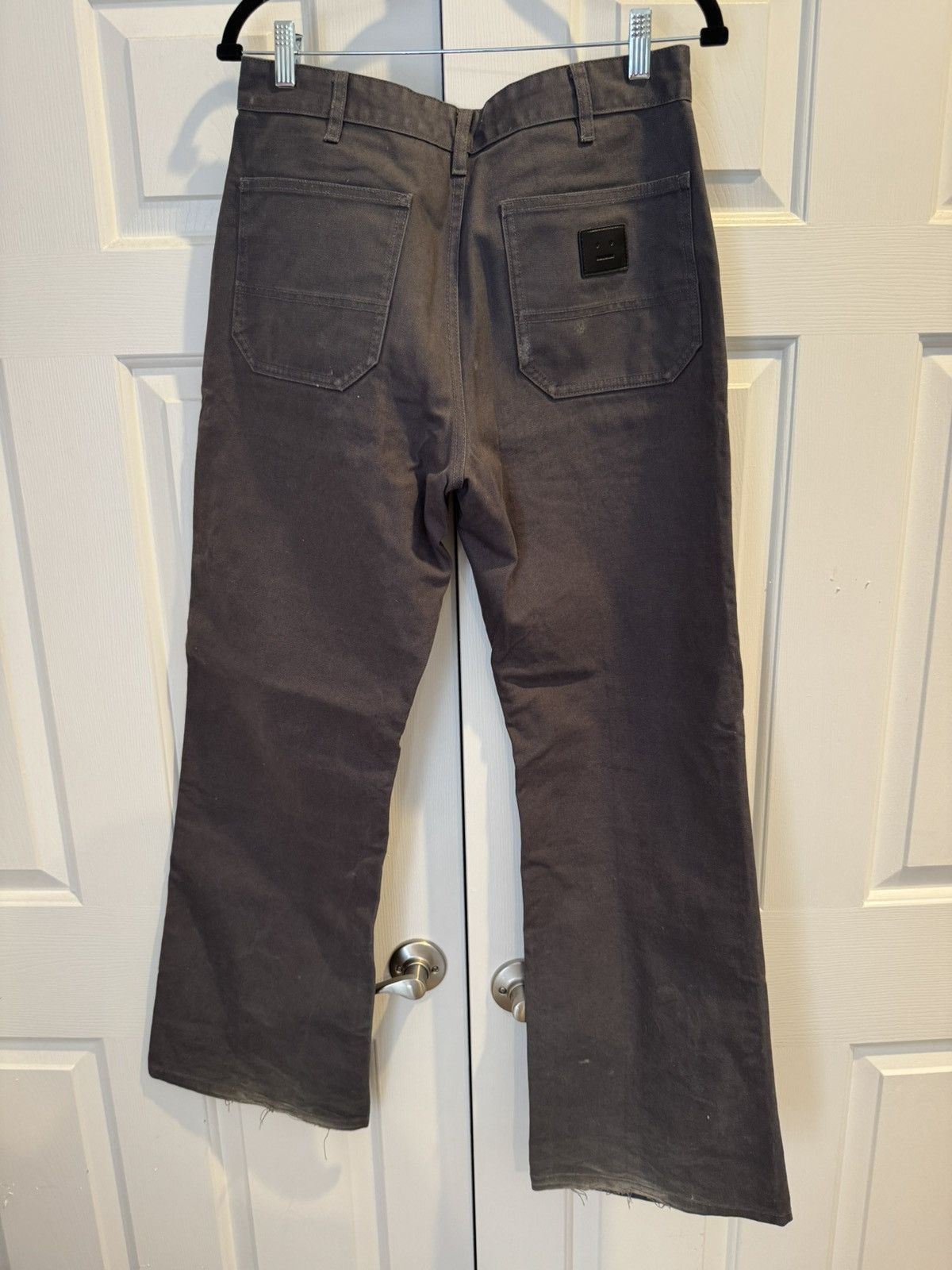 Acne Studios Acne studios double knee wide boot cut denim Size US 32 / EU 48 - 2 Thumbnail