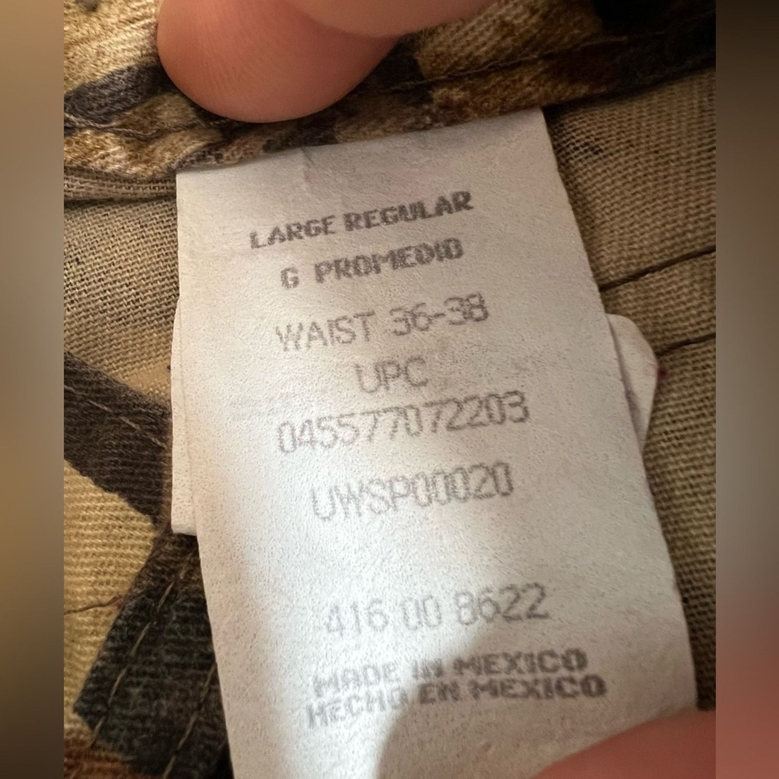 Liberty Vintage Liberty Mossy Oak Camo Pants Cargo 36-38 X 31 CLEAN Size US 38 / EU 54 - 6 Thumbnail