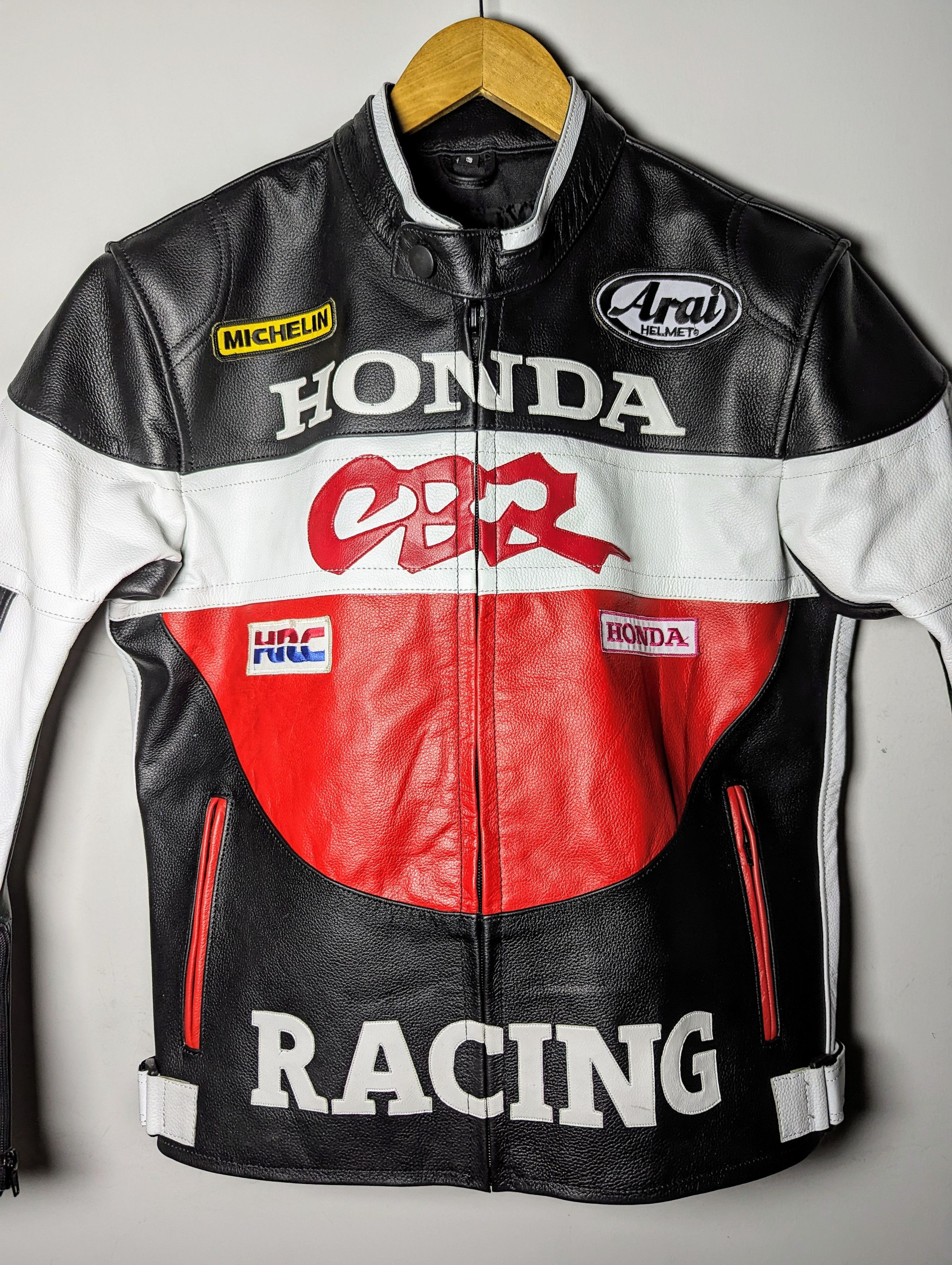 Honda 💥🔥 HONDA CBR RACING LEATHER JACKET RARE Size US S / EU 44-46 / 1 - 5 Thumbnail