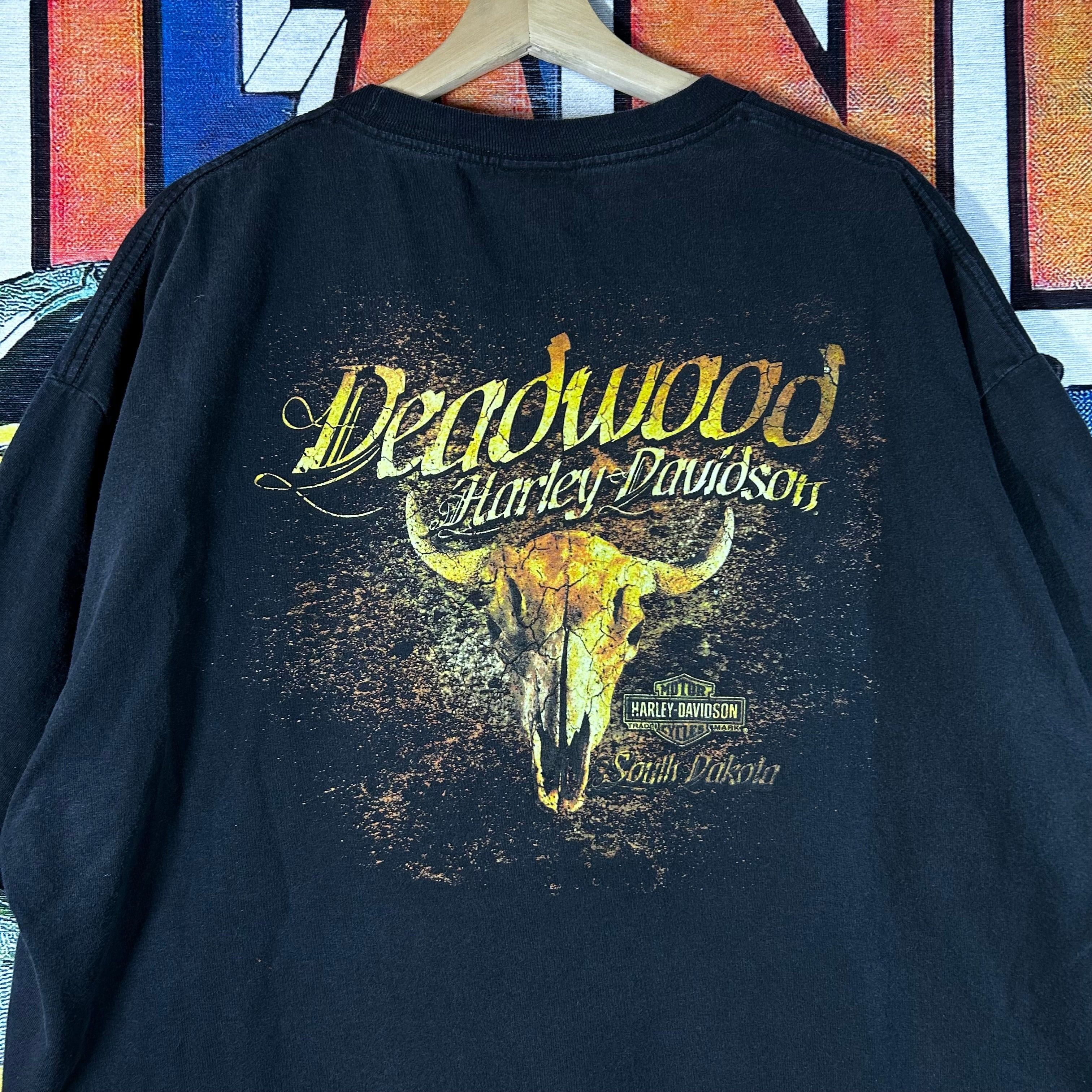 Harley Davidson × Vintage Harley Davidson ‘Deadwood’ South Dakota Tee Size 2XL Size US XXL / EU 58 / 5 - 5 Thumbnail