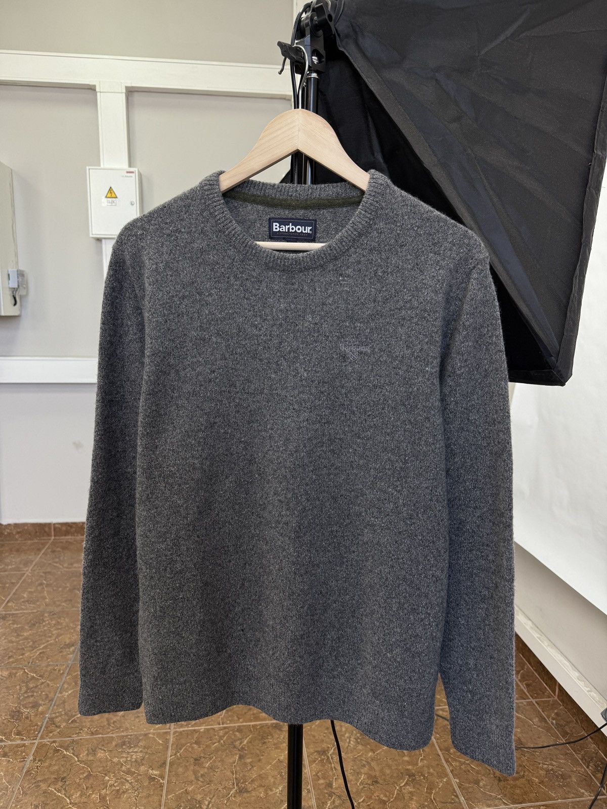 Barbour 🇬🇧 Vintage Barbour Wool Sweater Rare Retro Hype Y2K Size US M / EU 48-50 / 2 - 1 Thumbnail
