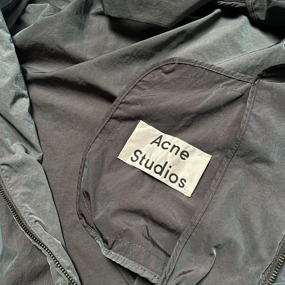 Acne Studios Acne Studios Wilfred New CH Nylon Jacket Shimmer Windbreaker Size US M / EU 48-50 / 2 - 11 Thumbnail
