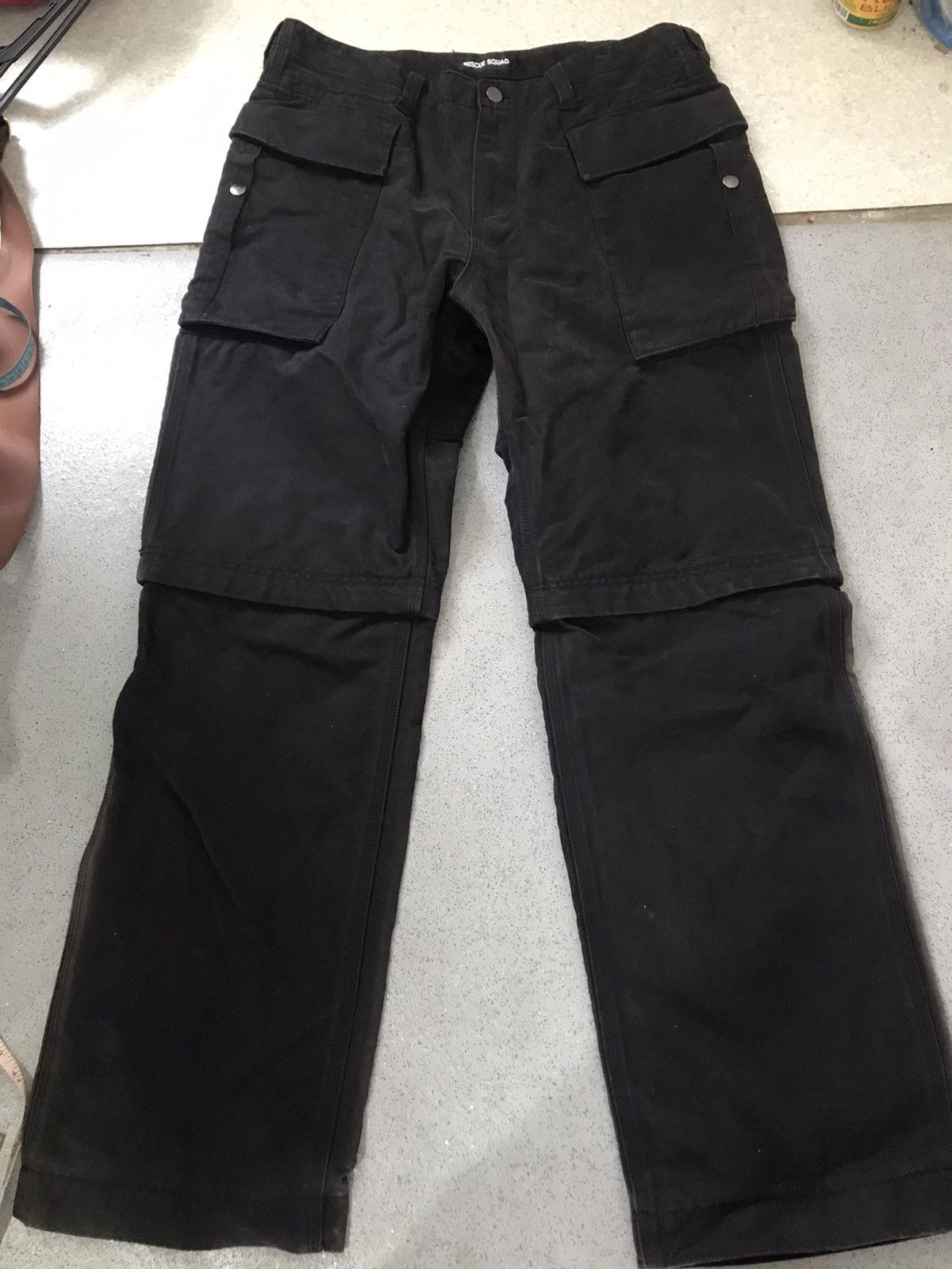 Designer × Japanese Brand Rescue squad distressed x tactical work pants Size US 33 - 1 Thumbnail