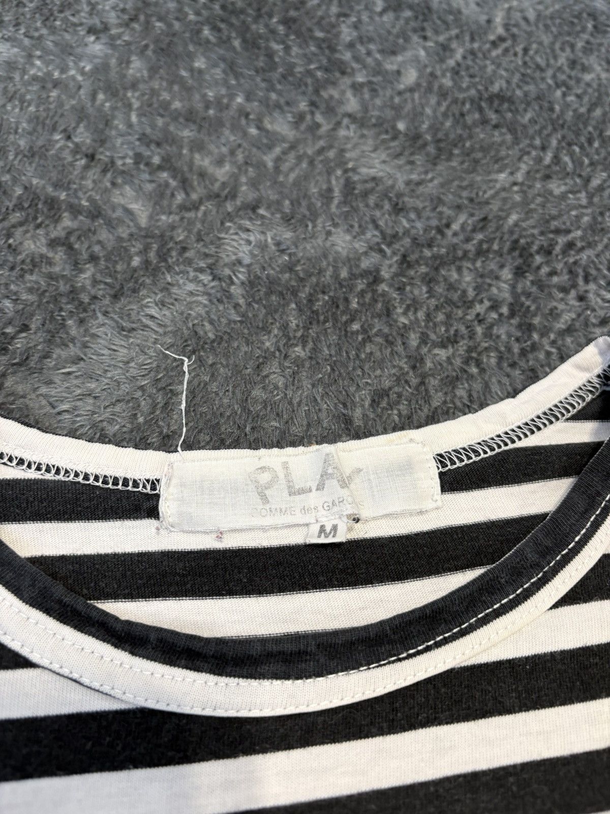 Comme des Garcons PLAY Comme Des Garcons PLAY Striped Tee Size US M / EU 48-50 / 2 - 5 Thumbnail