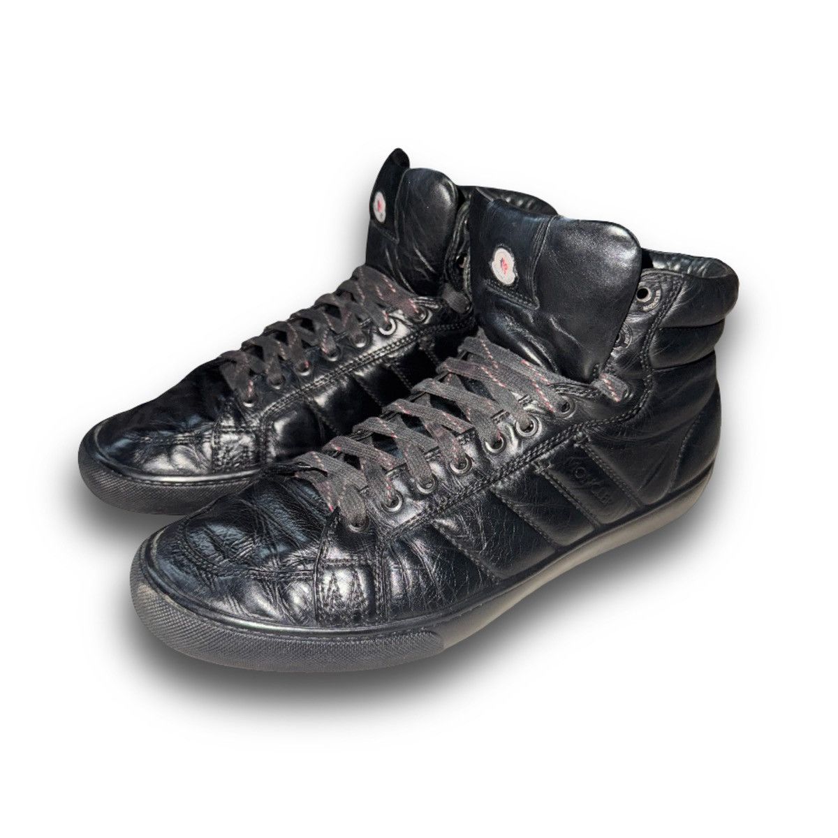 Moncler Moncler Leather Hi Tops Size US 10 / EU 43 - 1 Thumbnail