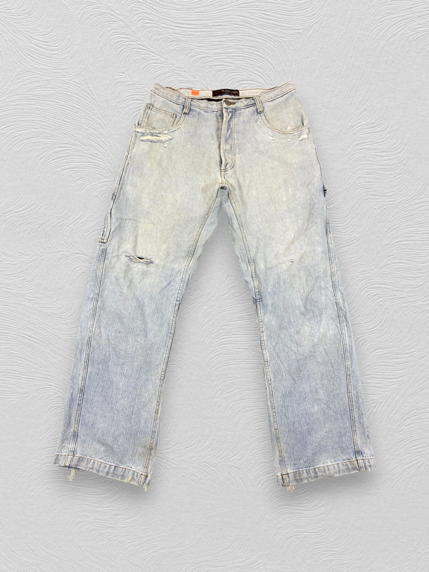 Alpinestars Vintage Alpinestars Distressed Jeans 33x31 Denim- JN3820 Size US 33 - 1 Thumbnail