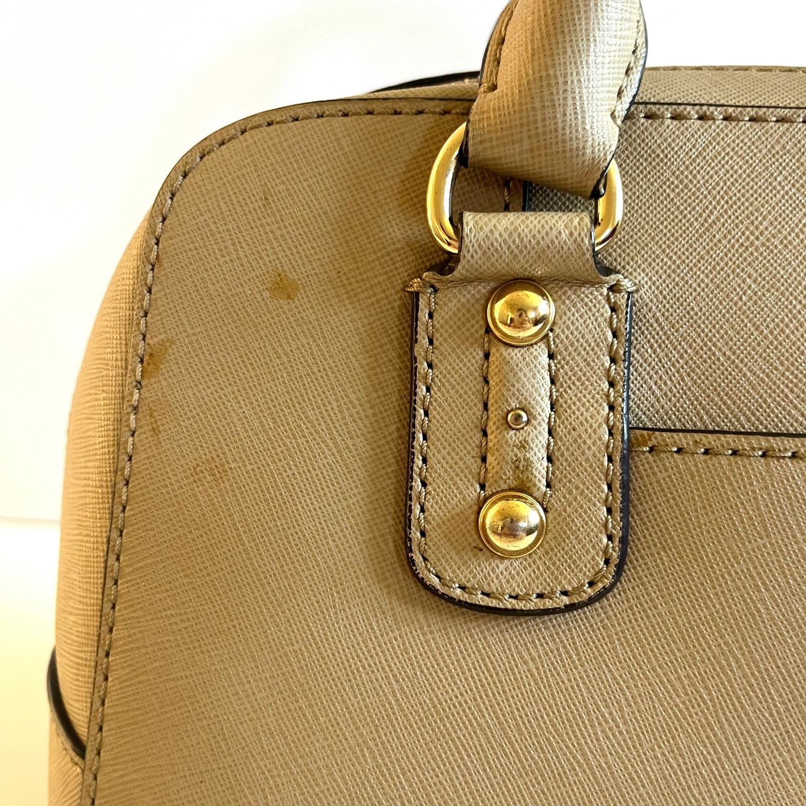 Michael Kors MICHAEL KORS Beige Leather Satchel Bag, Handheld Size ONE SIZE - 6 Thumbnail