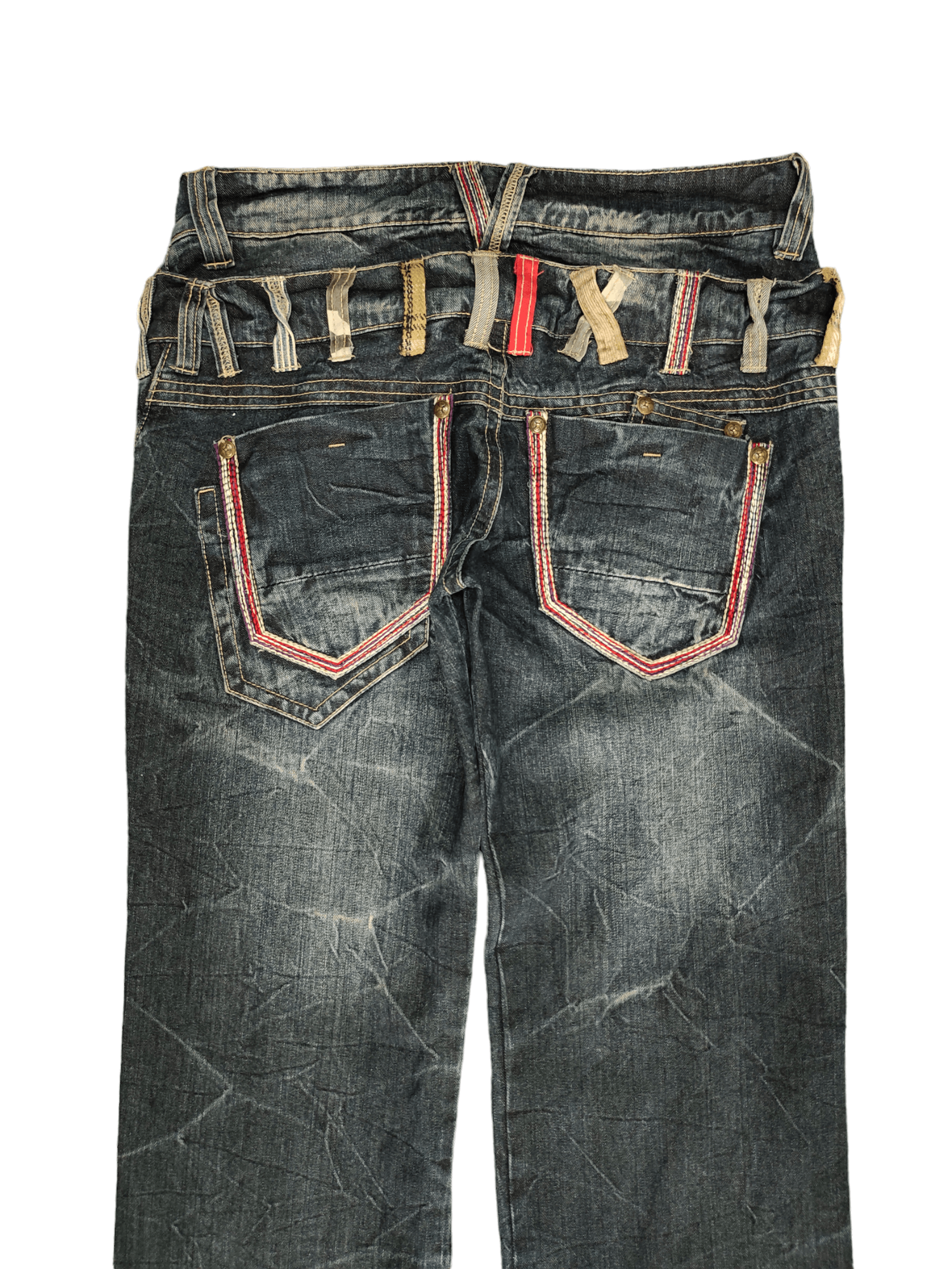 Hysteric Glamour Sorridere Double Waist Denim Clawmark Wide Leg Jeans Size US 32 / EU 48 - 14 Thumbnail