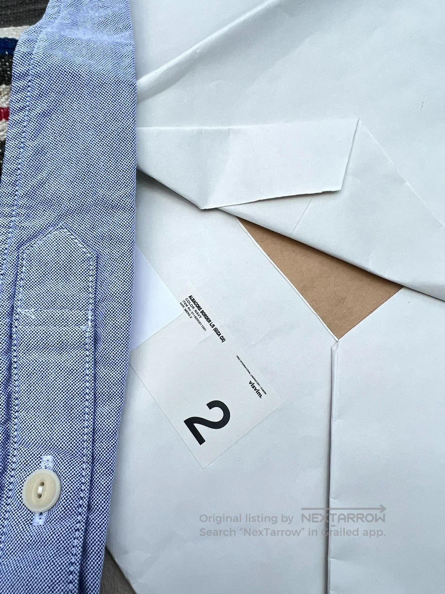 Visvim VISVIAM ALBACORE BORDER Shirt. Size US M / EU 48-50 / 2 - 5 Thumbnail