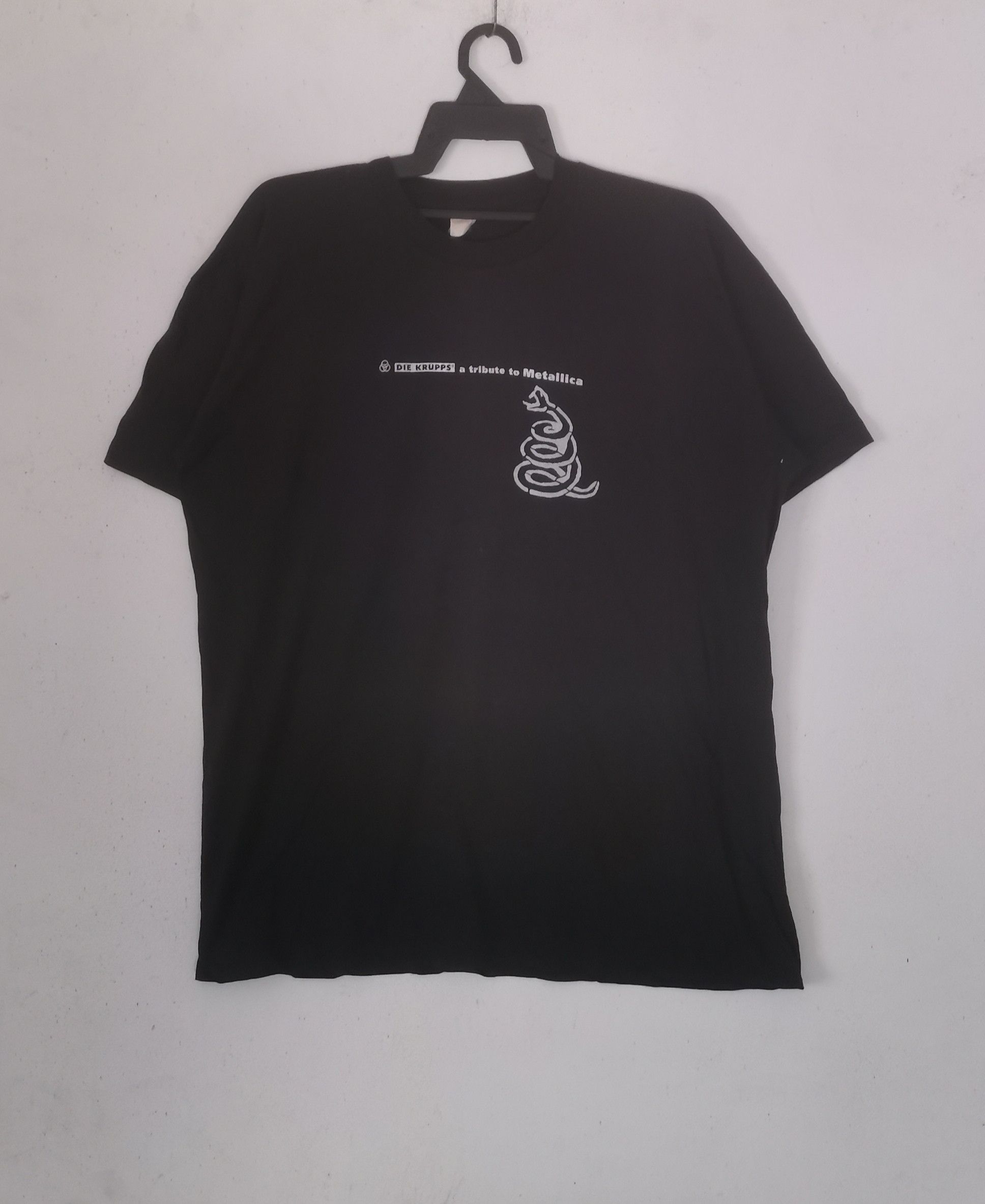 Metallica × Vintage Rare vintage Die Krupps a tribute to Metallica t-shirt Size US XL / EU 56 / 4 - 2 Thumbnail